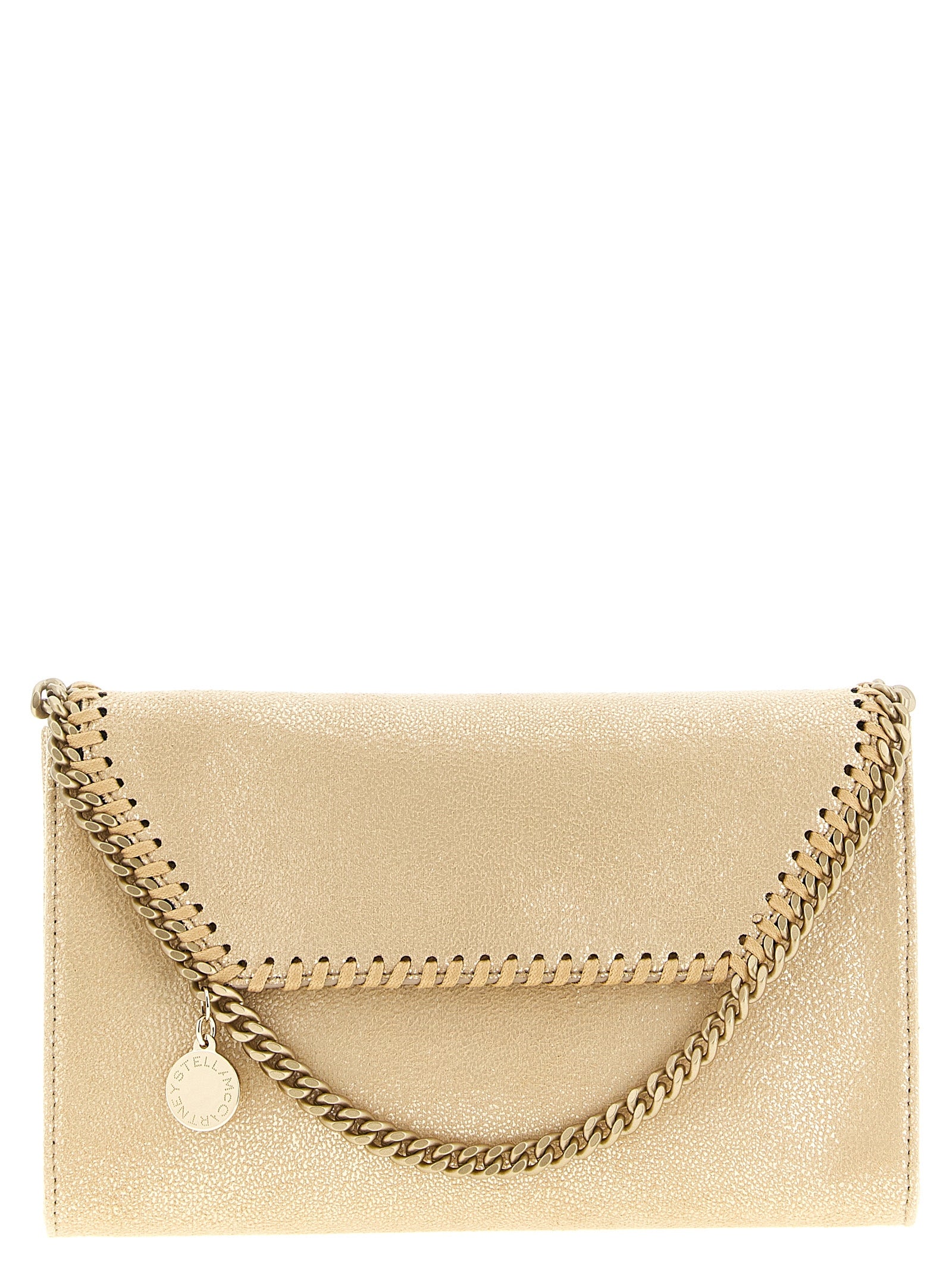 Stella McCartney Gold Polyester Cardholder