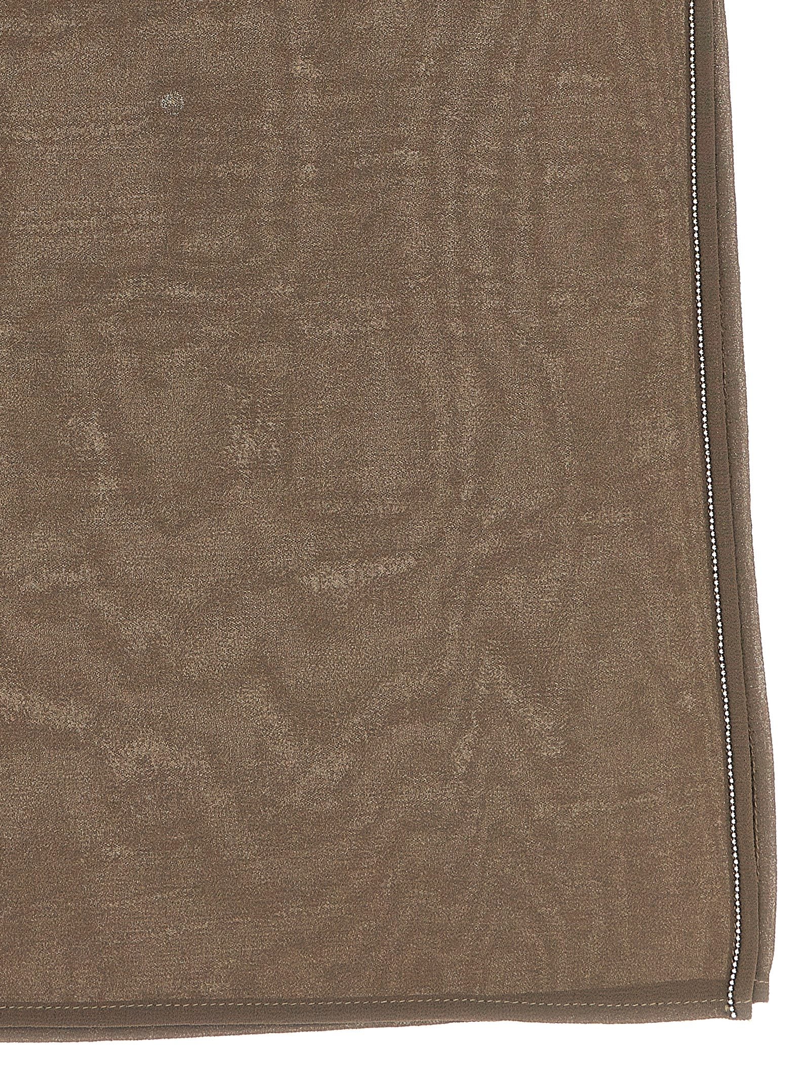 Peserico Brown Polyester Scarf