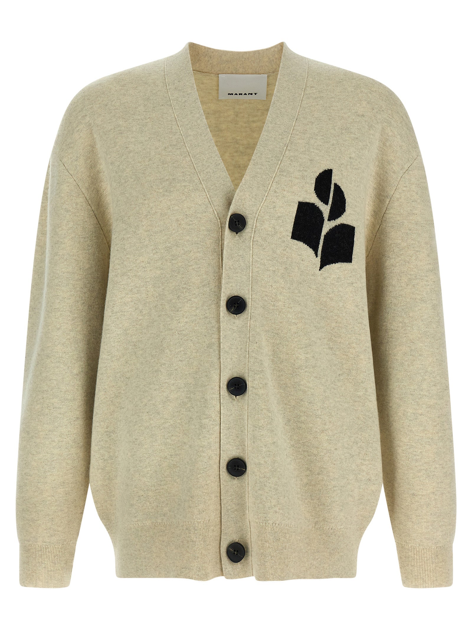MARANT Gray Cotton Cardigan