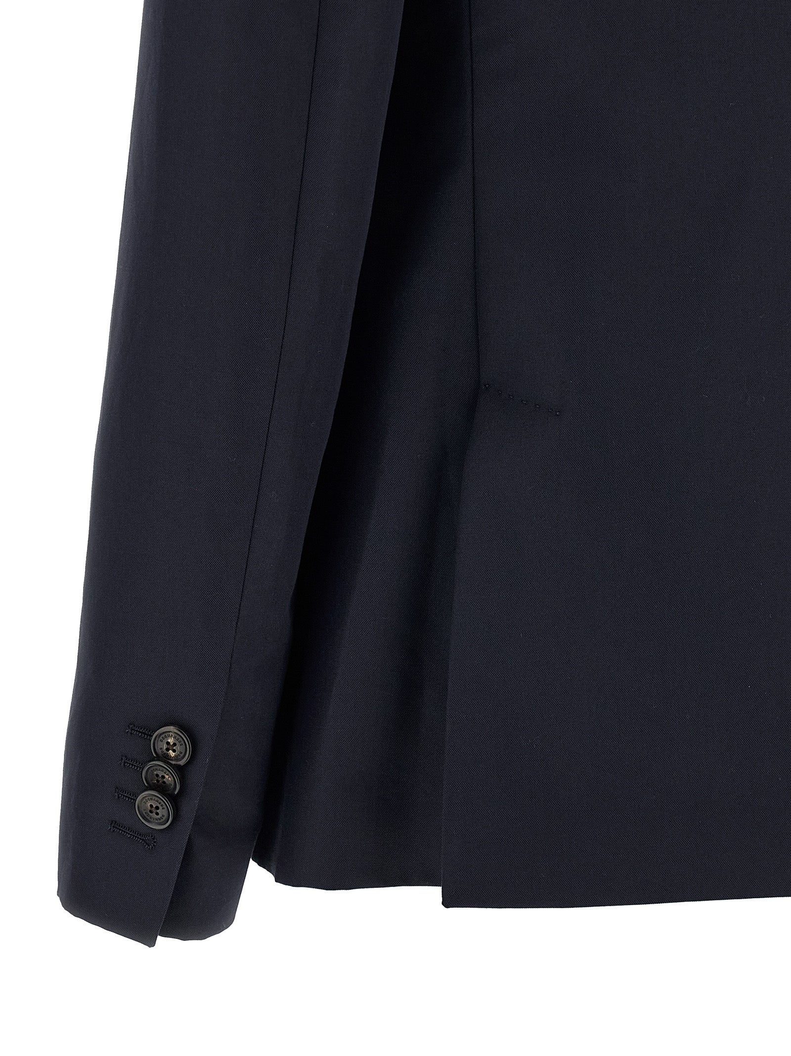 Dsquared² Blue Cotton Blazer