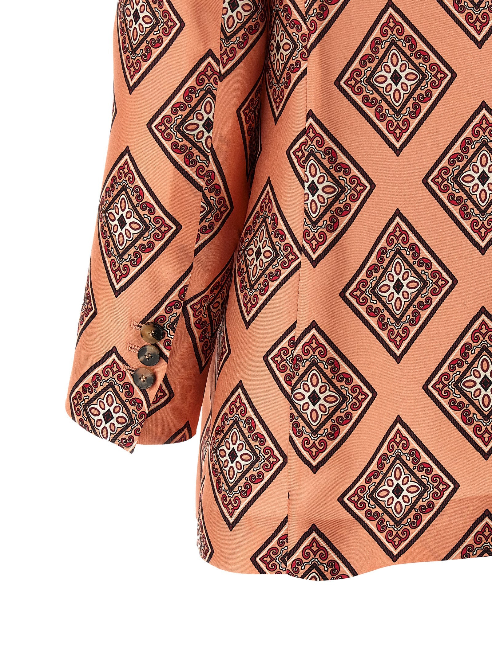 Alberto Biani Multicolor Silk Blazer