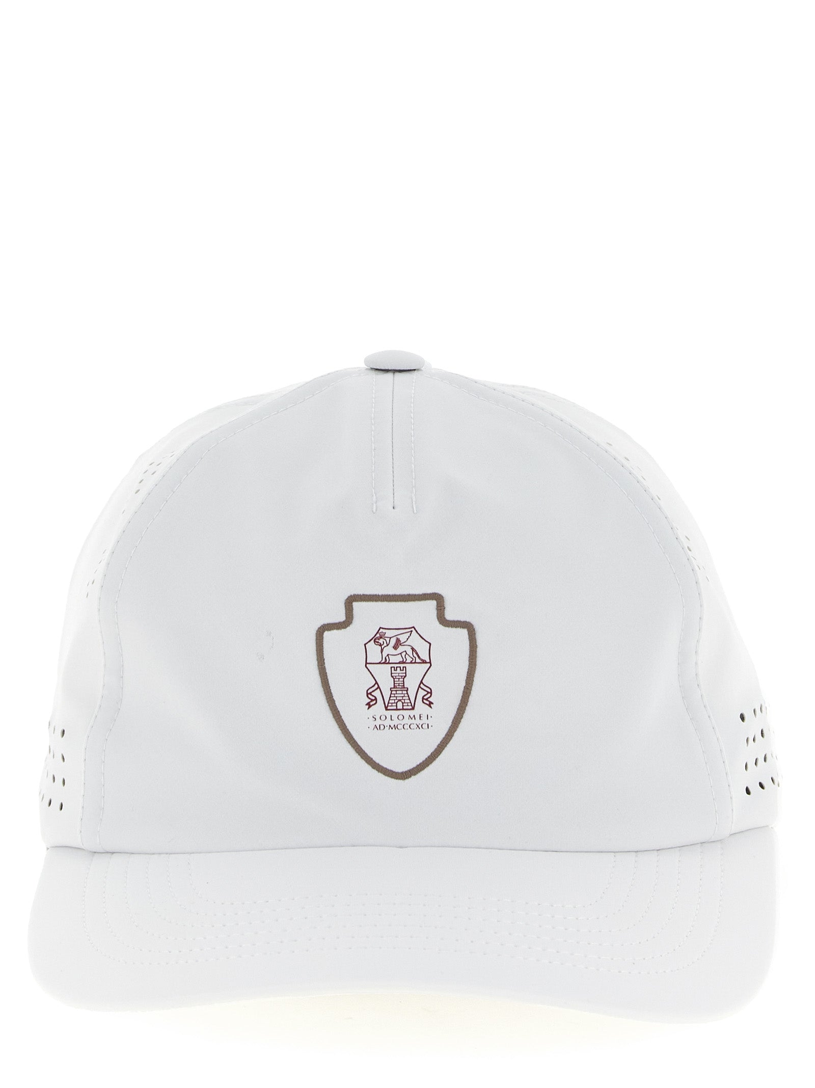 Brunello Cucinelli White Nylon Cap (Baseball Hat)