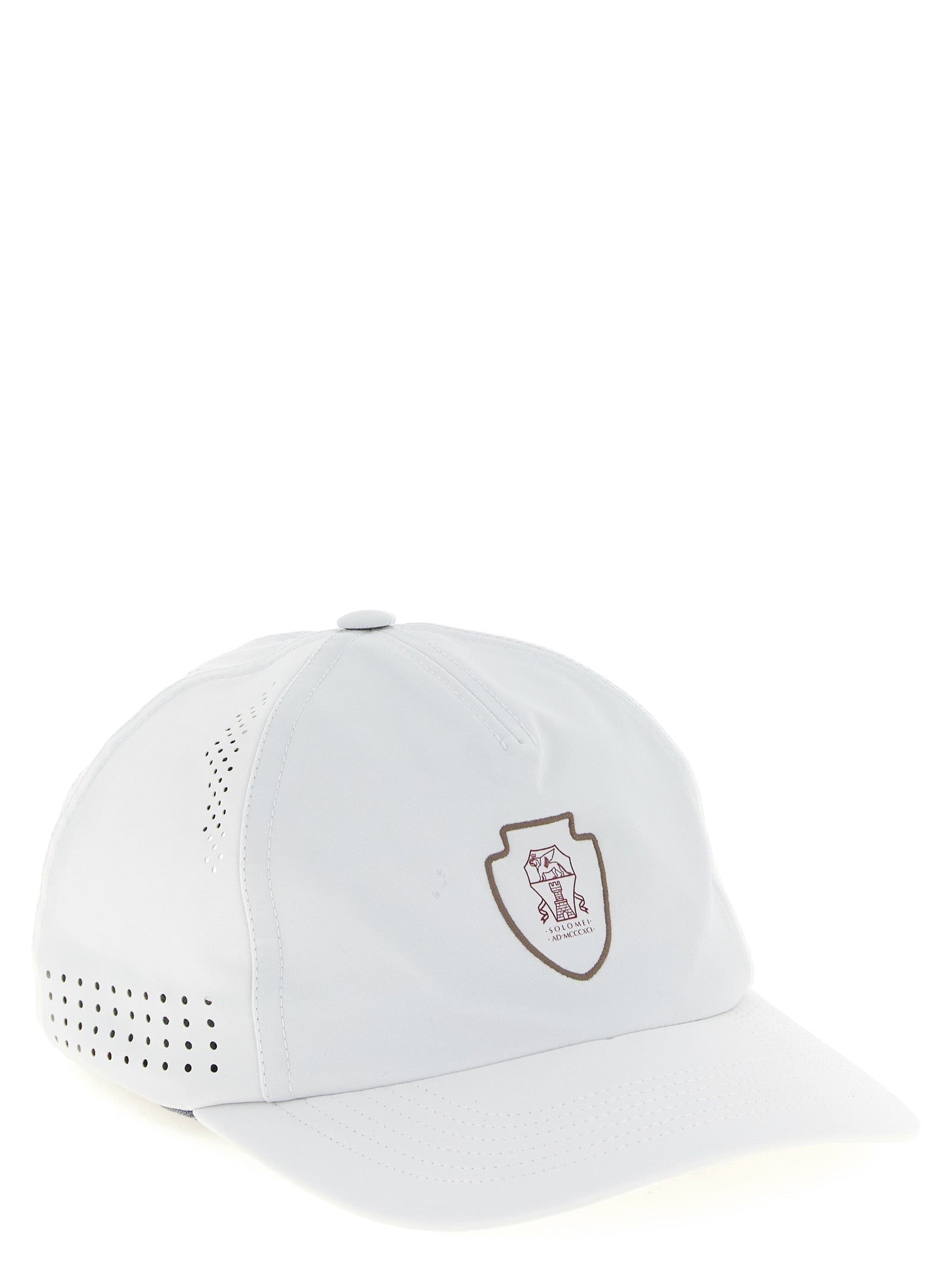 Brunello Cucinelli White Nylon Cap (Baseball Hat)