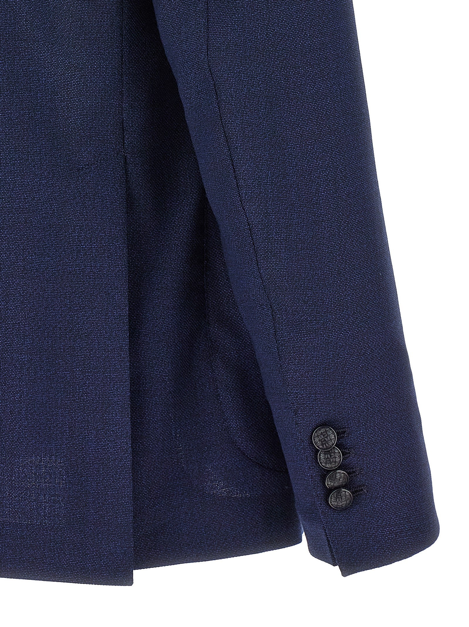 Tagliatore Blue Virgin Wool Blazer
