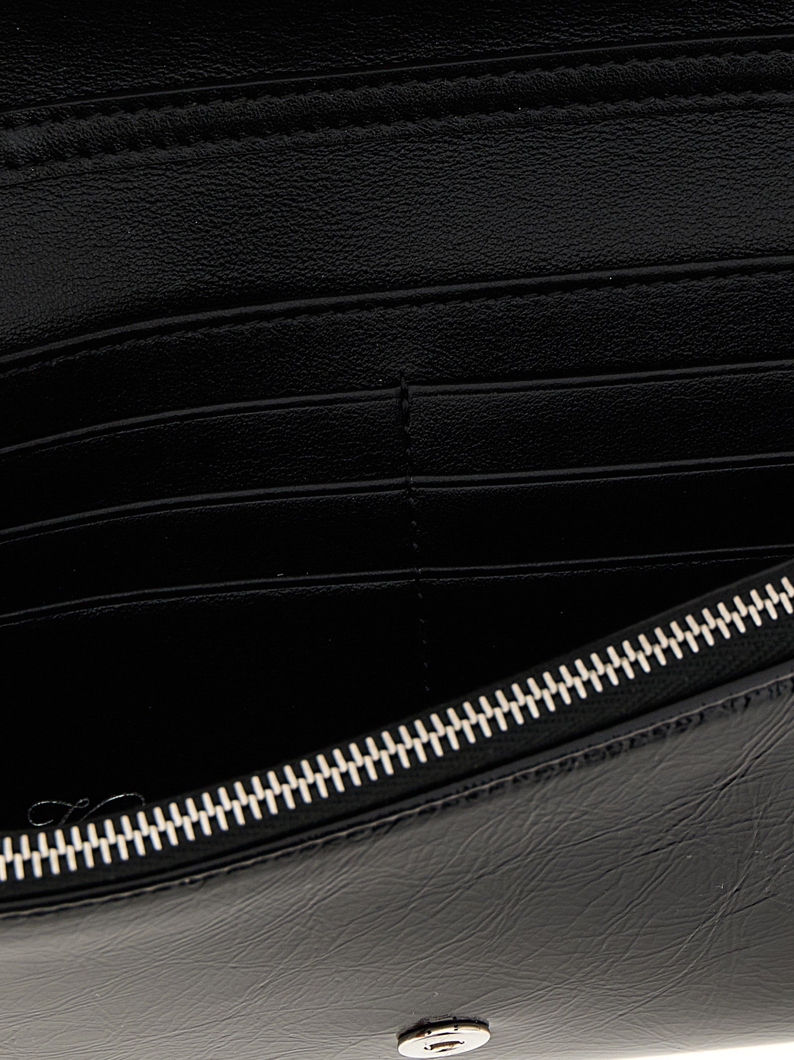 Roger Vivier Black Calfskin Cardholder