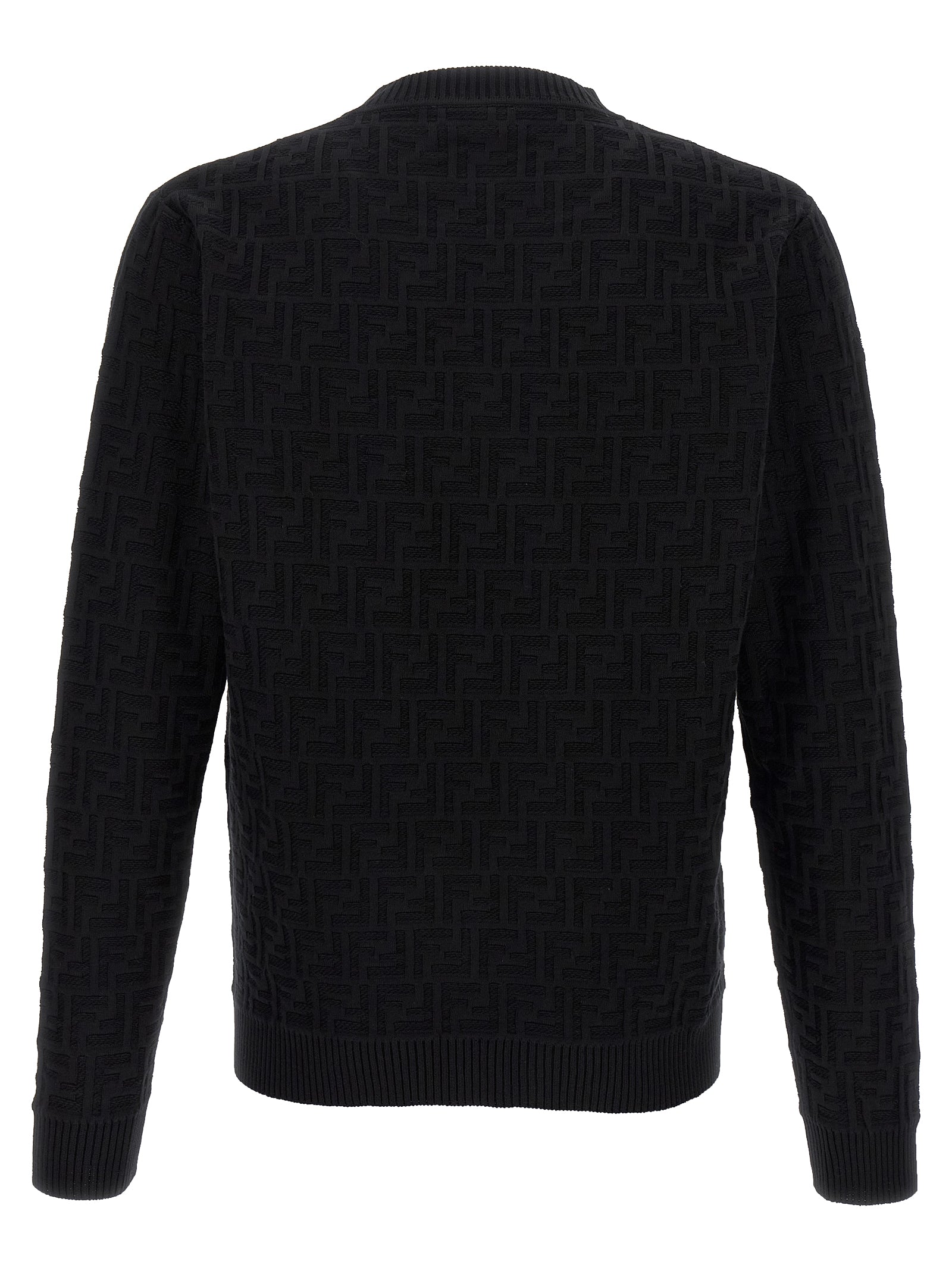 Fendi Black Cotton Cardigan