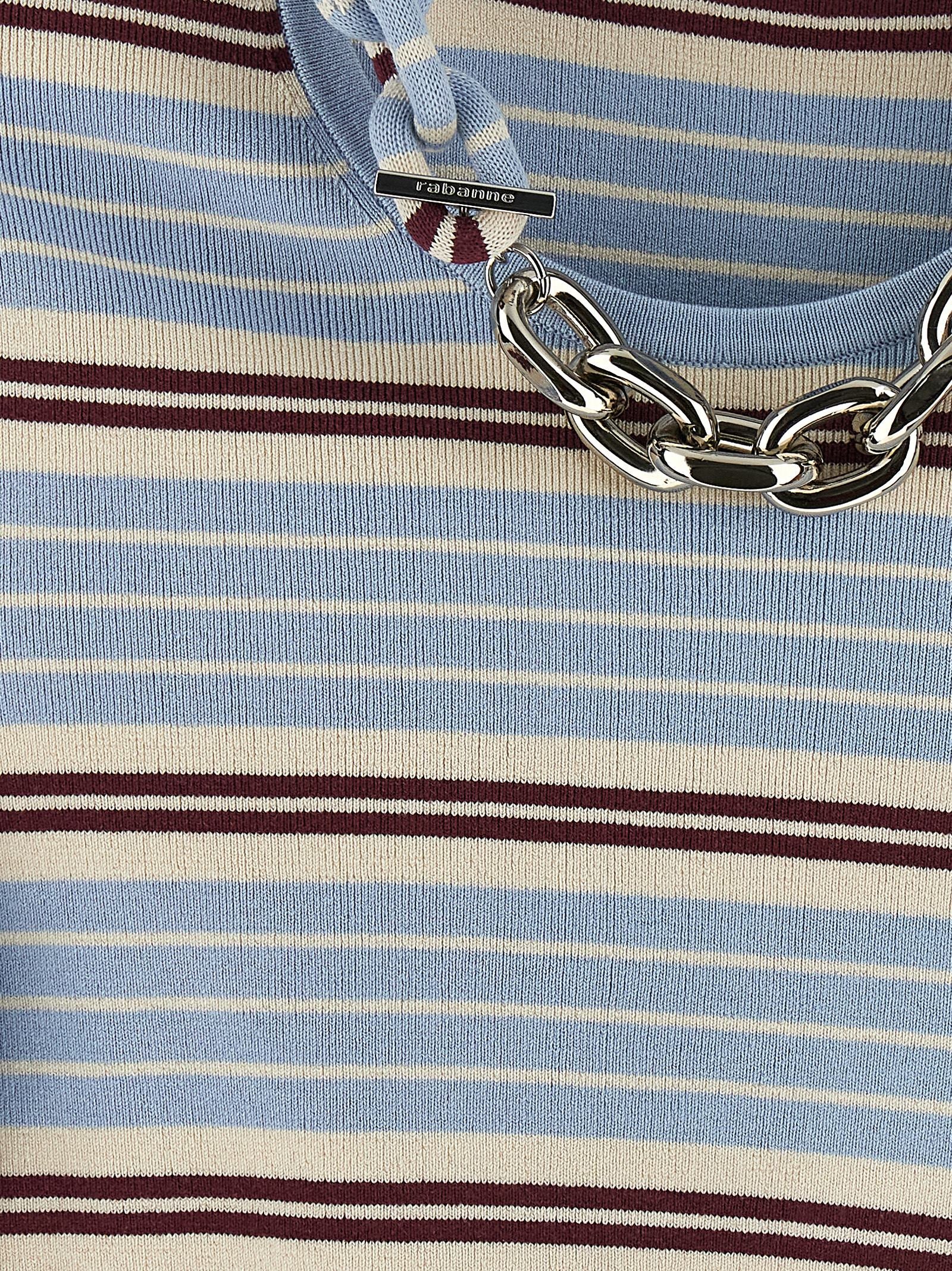 Paco Rabanne Blue Textile T-Shirt