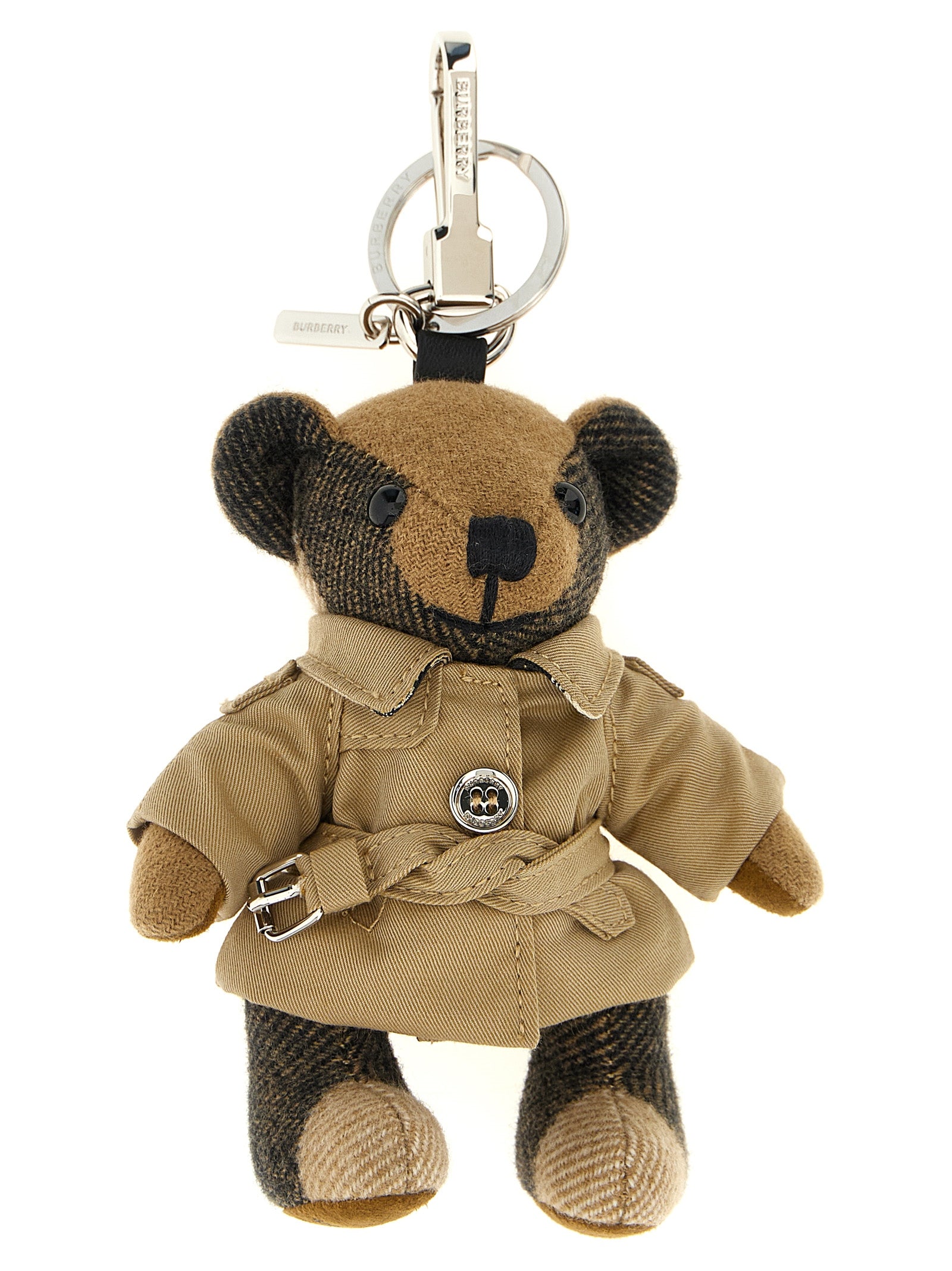 Burberry Multicolor Cashmere Keychain