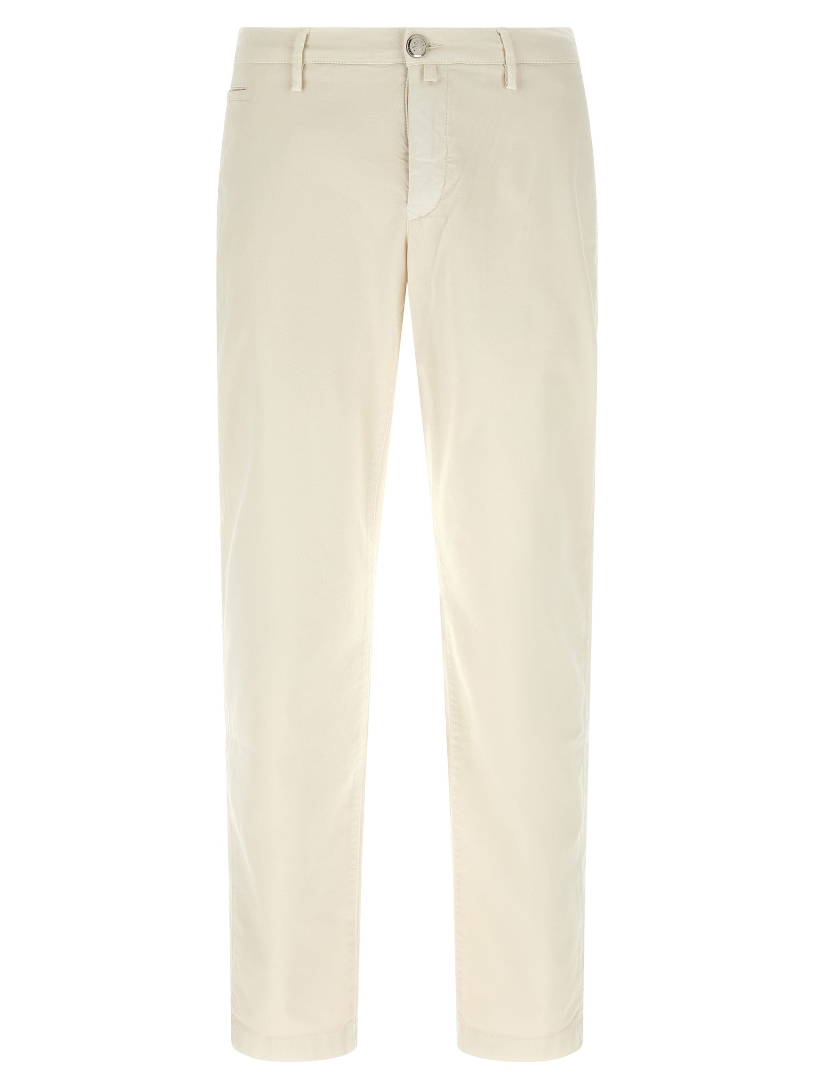 Jacob Cohen White Cotton Chino Pants