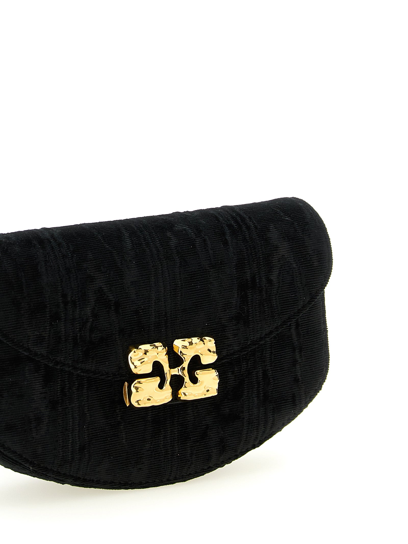 Ganni Black Polyester Cardholder