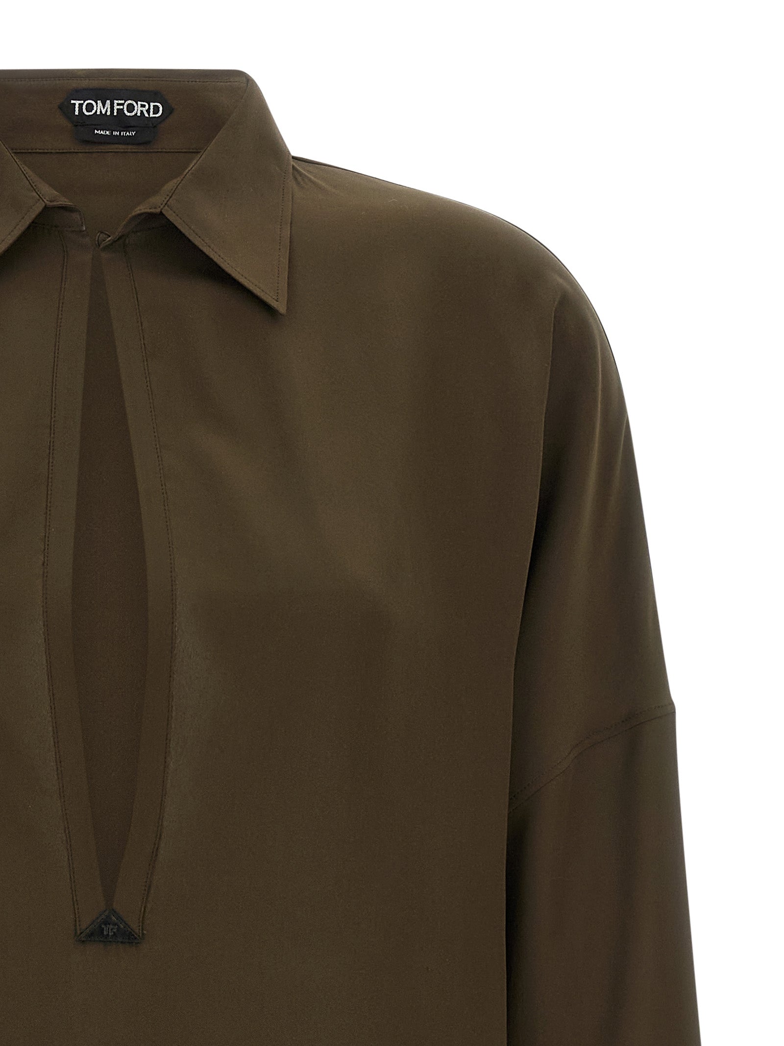 Tom Ford Bicolor Silk Midi Dress
