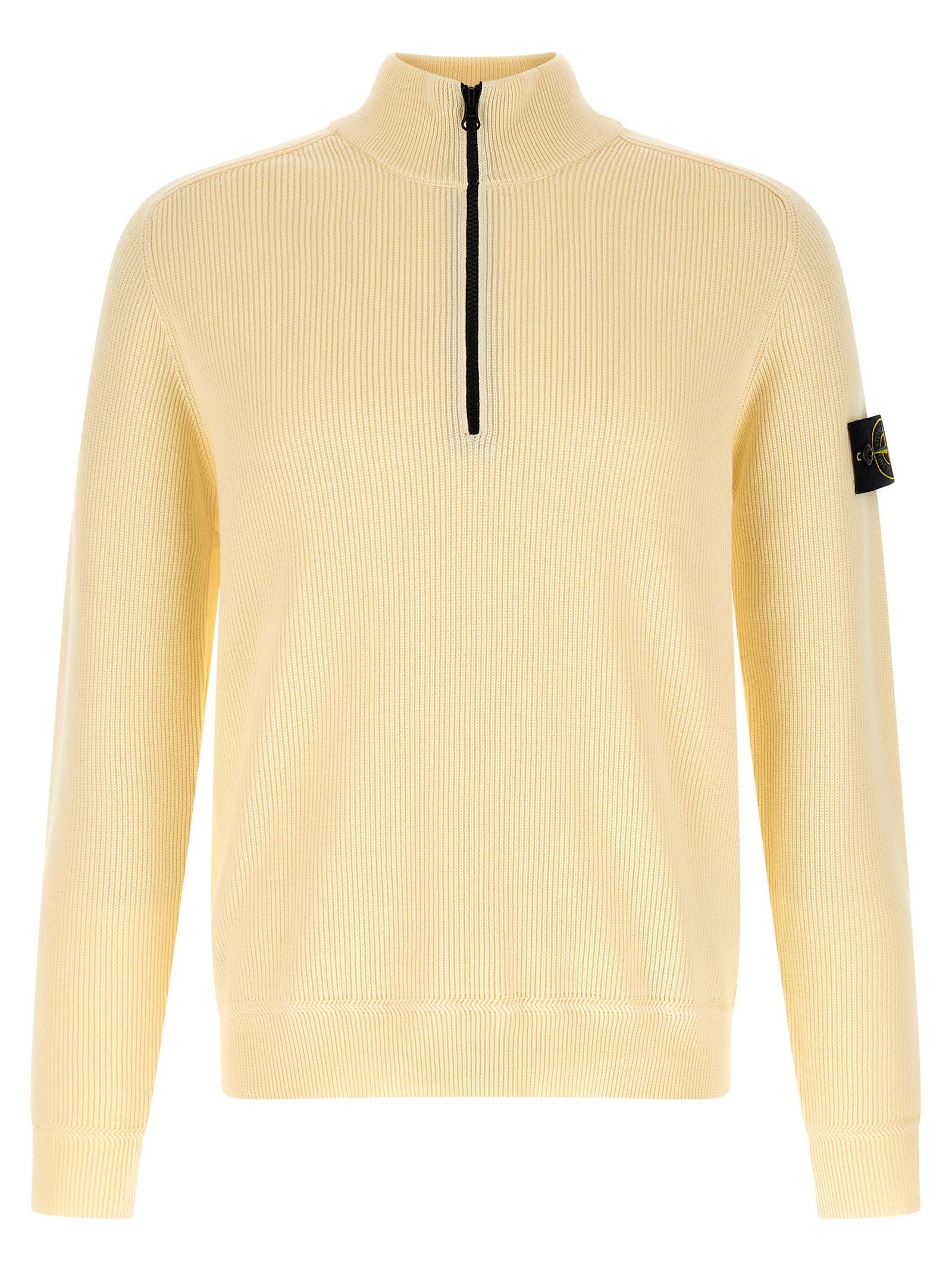 Stone Island Beige Cotton Cardigan