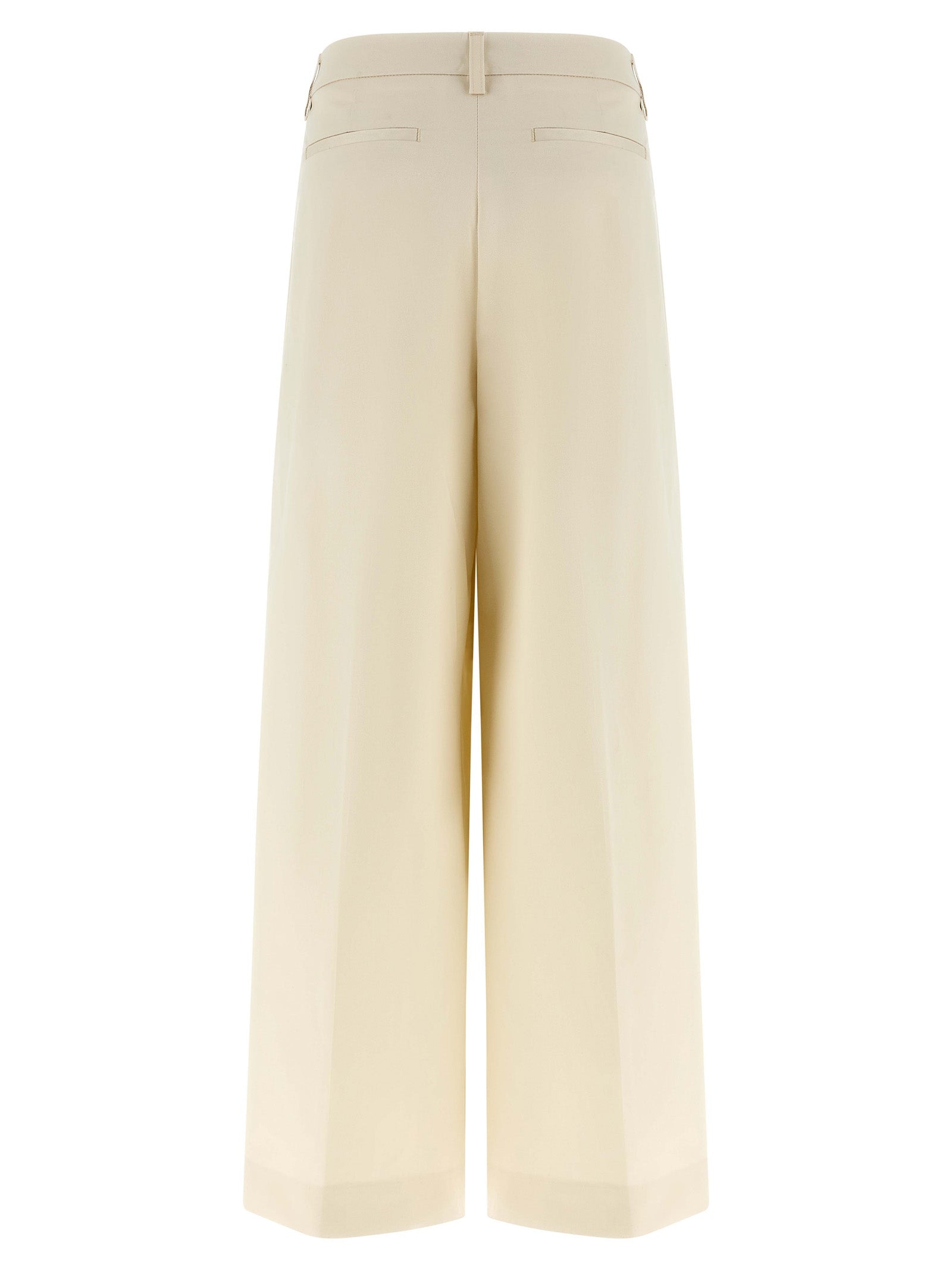 THELATEST White Cotton Casual Pants