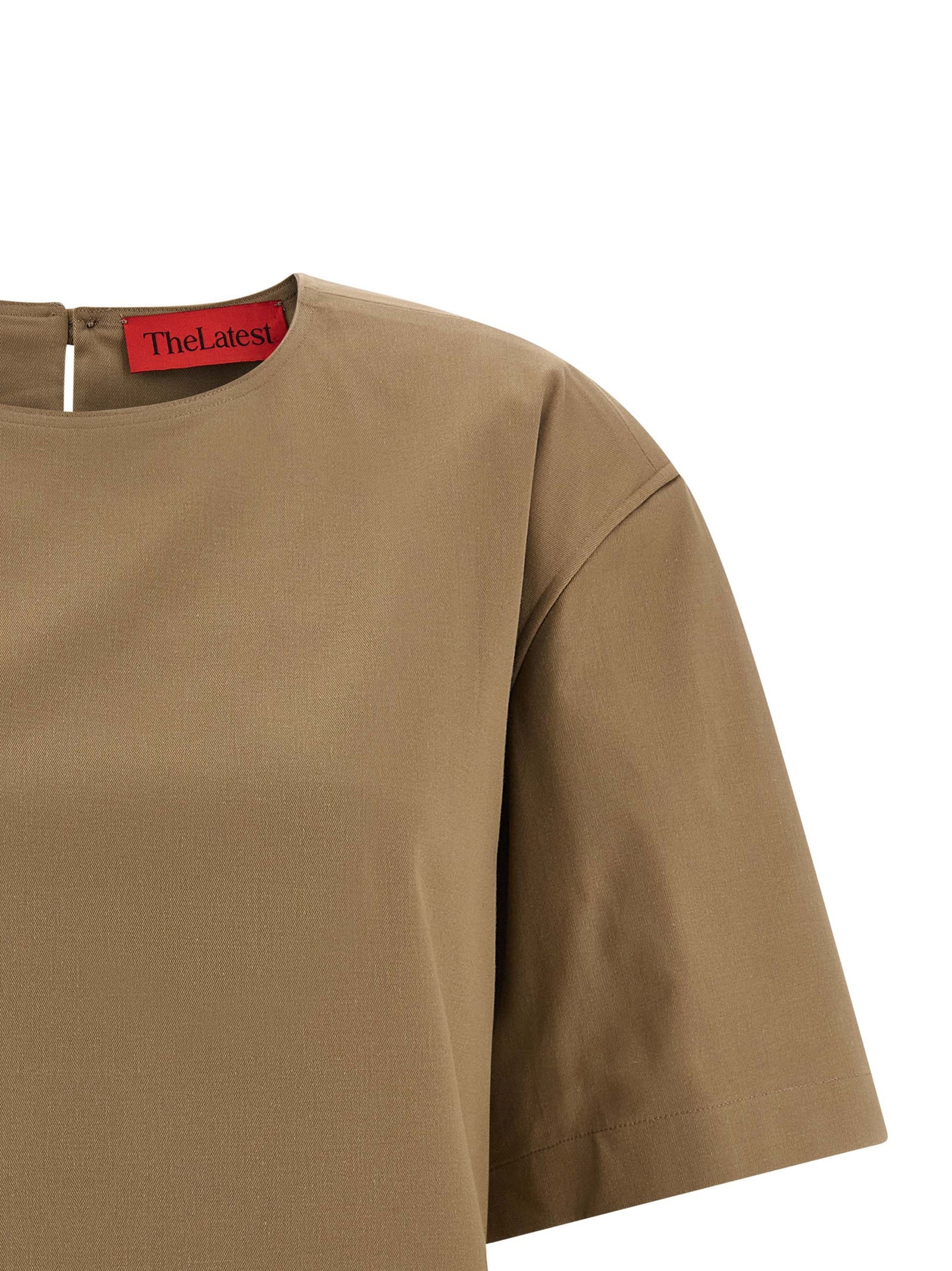THELATEST Brown Cotton T-Shirt