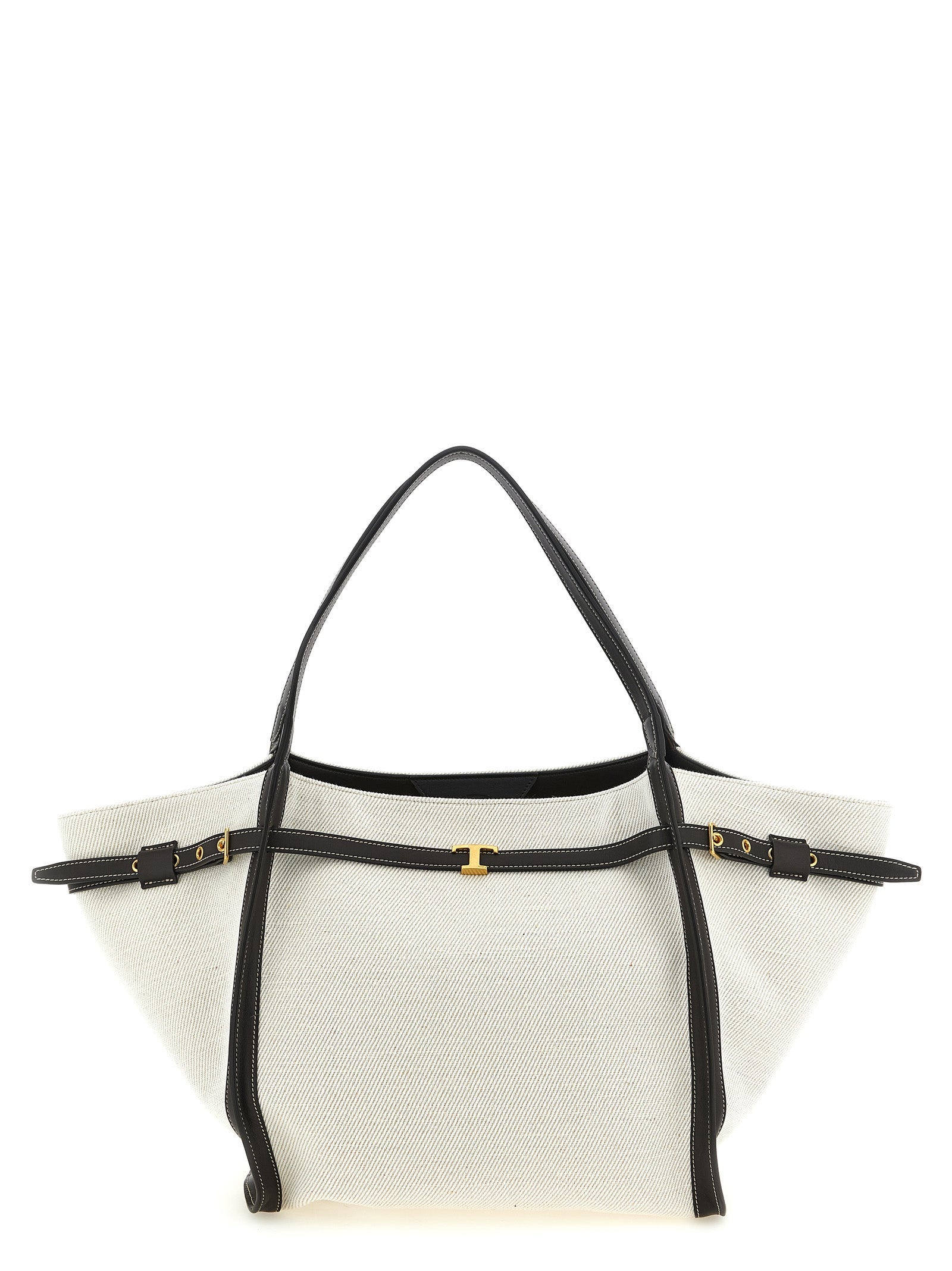 Tod's Multicolor Linen Tote Bag