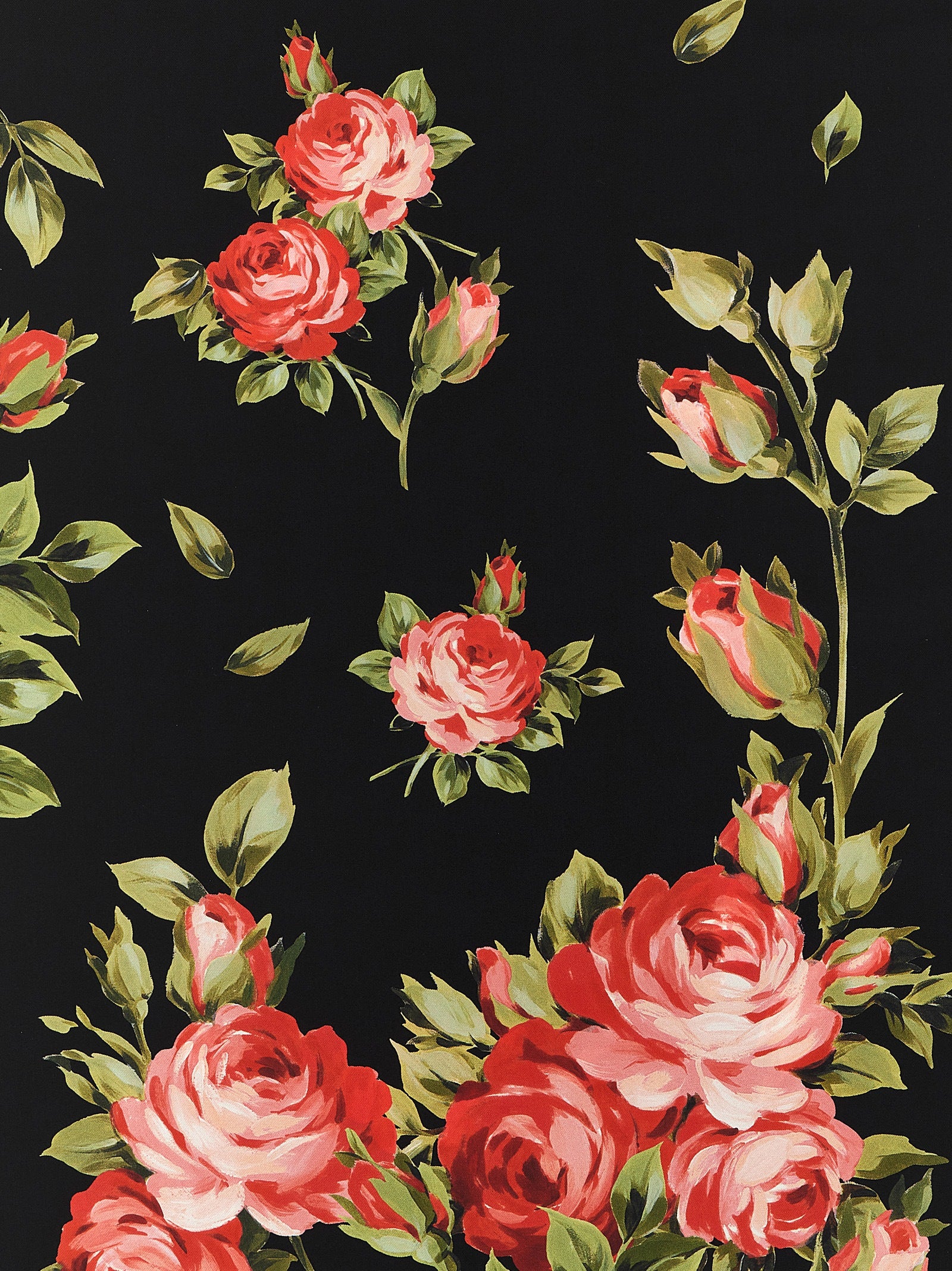 Dolce & Gabbana Black Silk Foulard