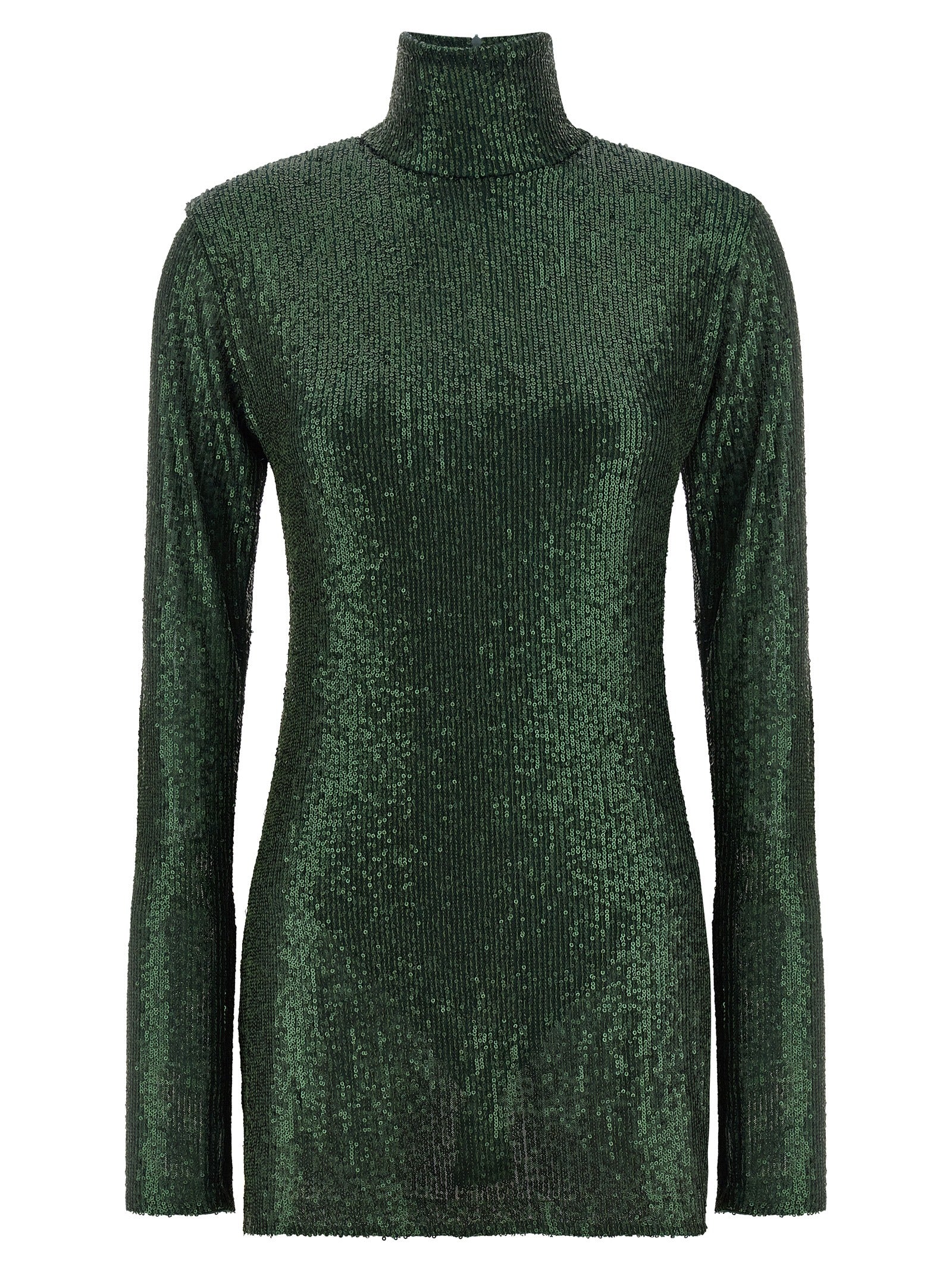 Norma Kamali Bicolor Polyester Short Dress