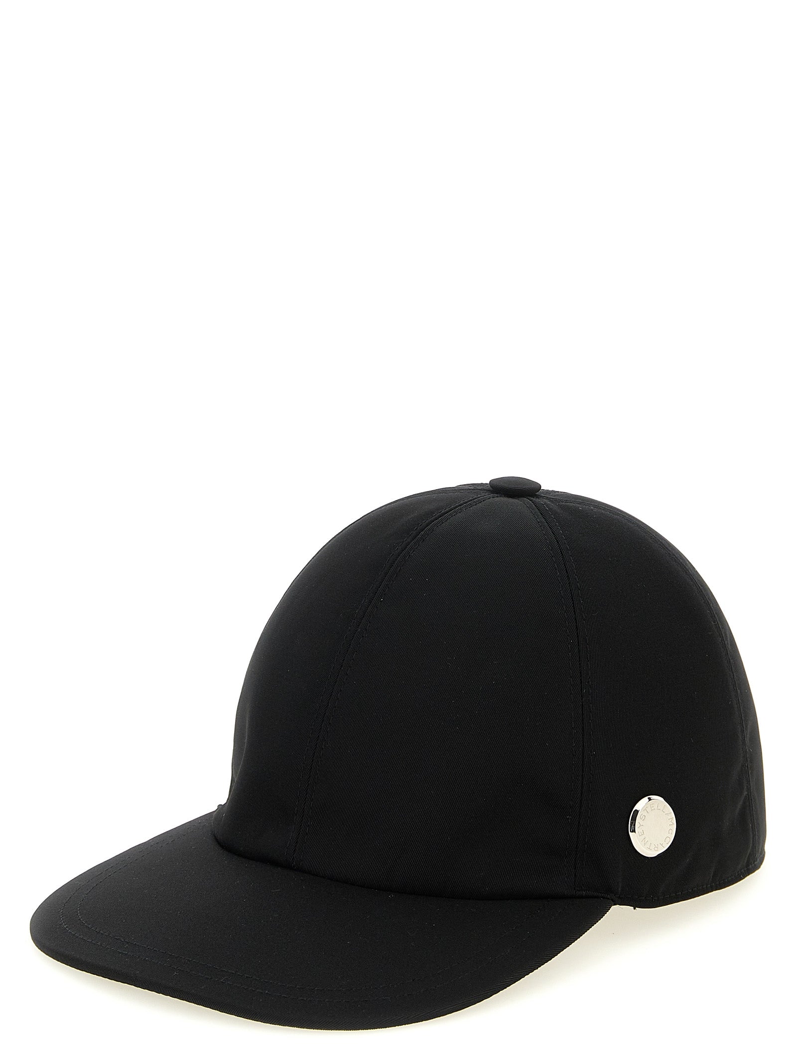 Stella McCartney Black Cotton Cap (Baseball Hat)