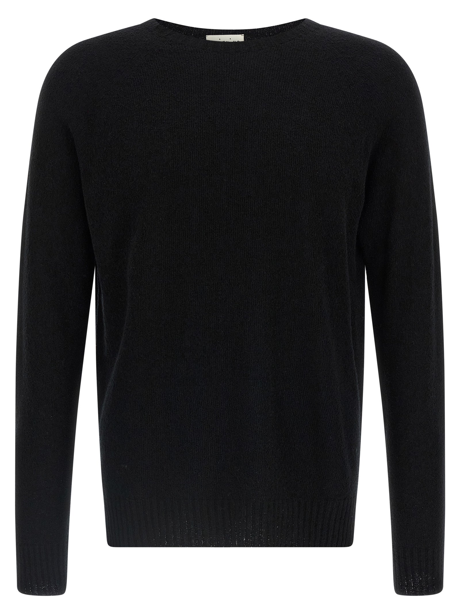 MA'RY'YA Black Cotton Cardigan