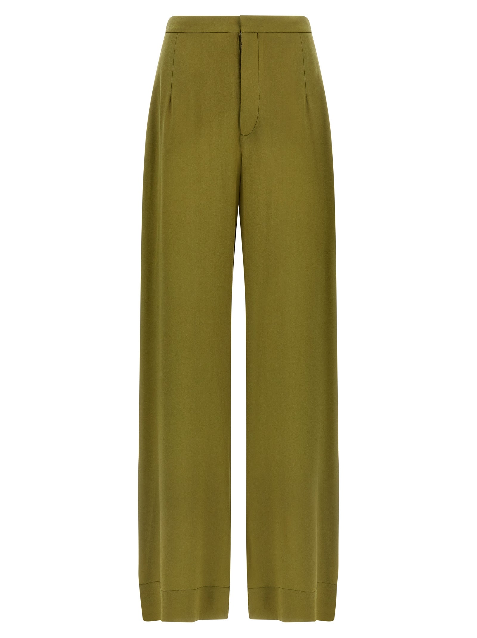 MAISON JEJIA Bicolor Silk Casual Pants