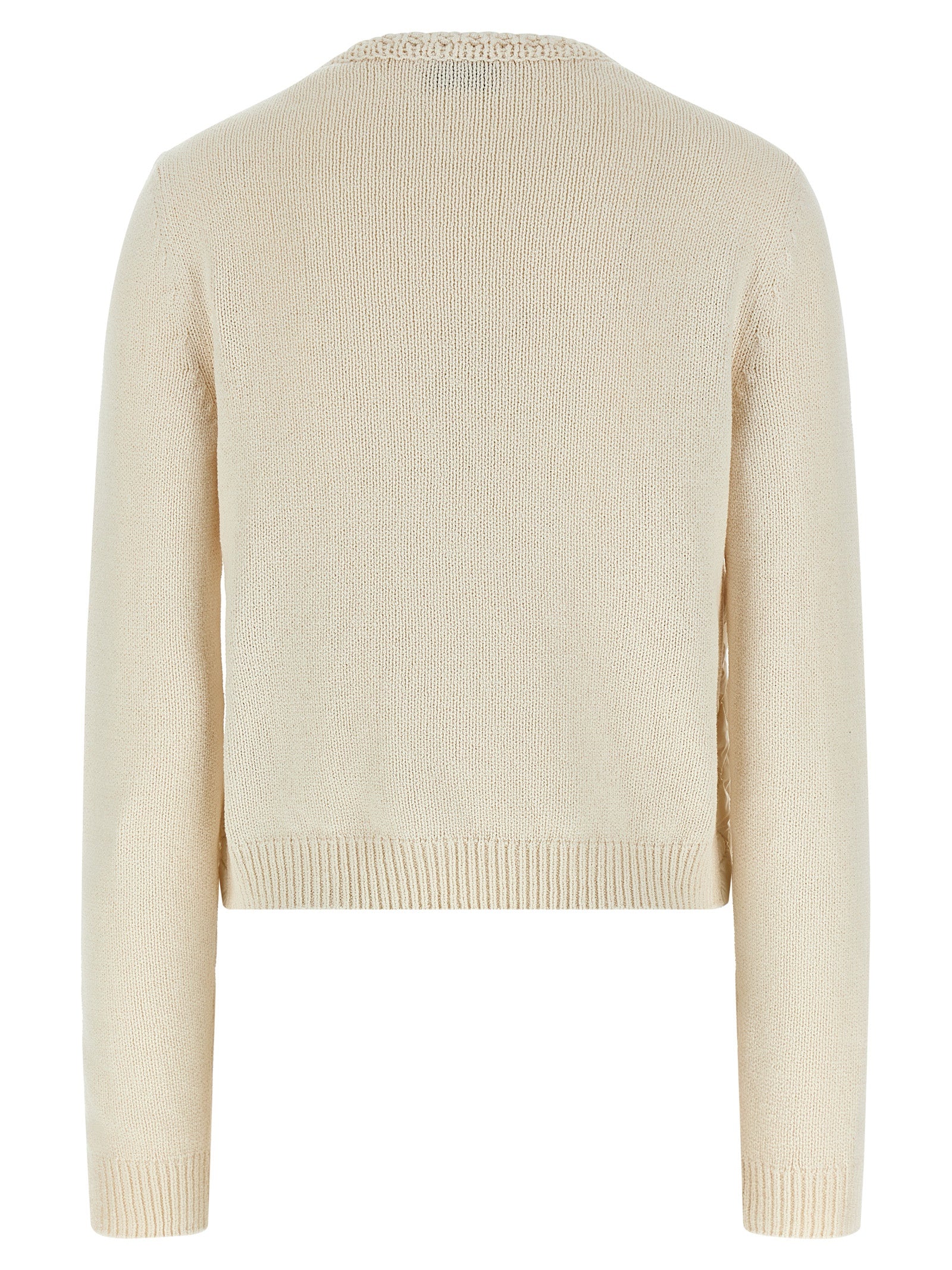 Moncler Beige Cotton Cardigan