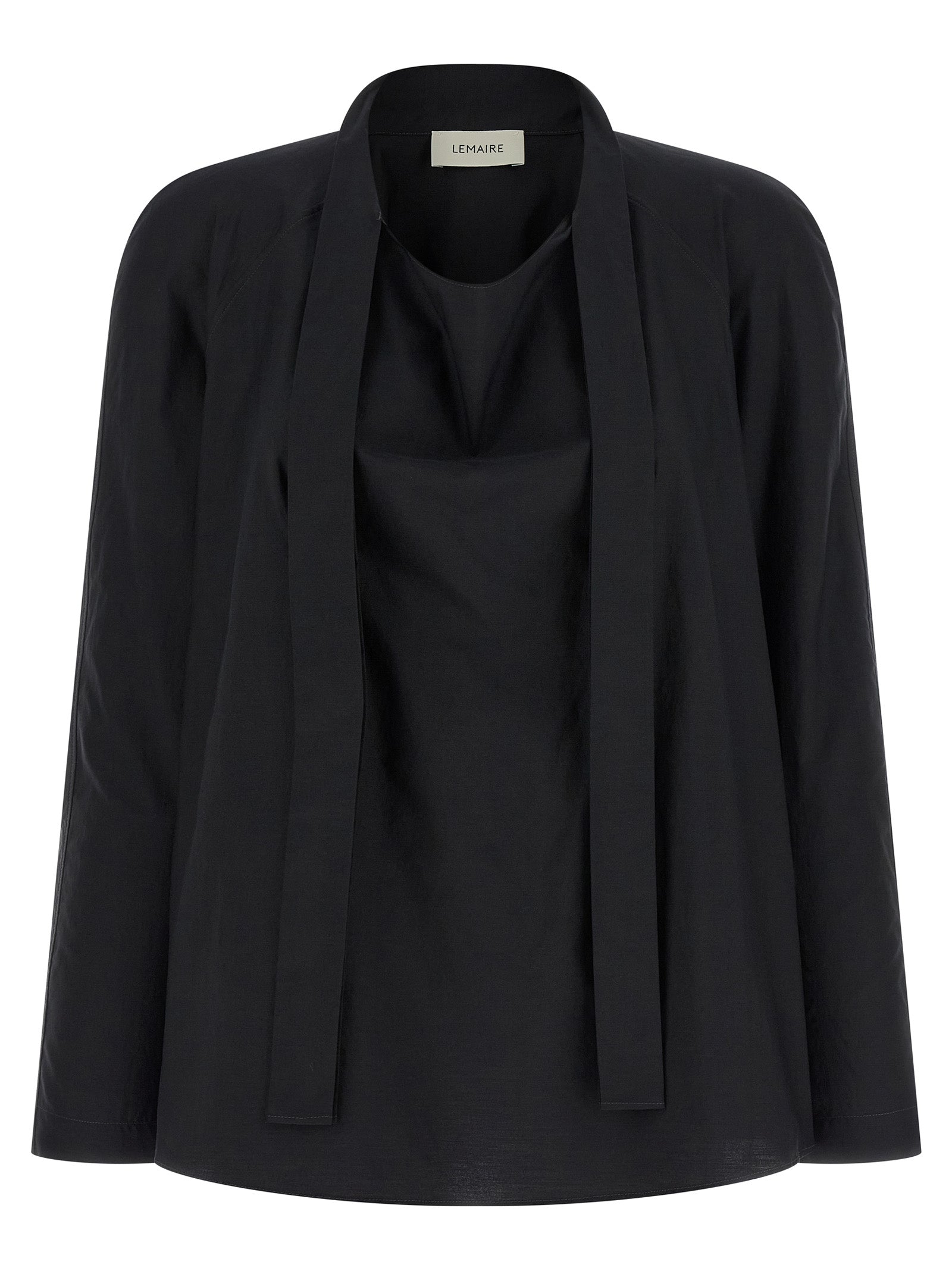 Lemaire Black Cotton Blouse