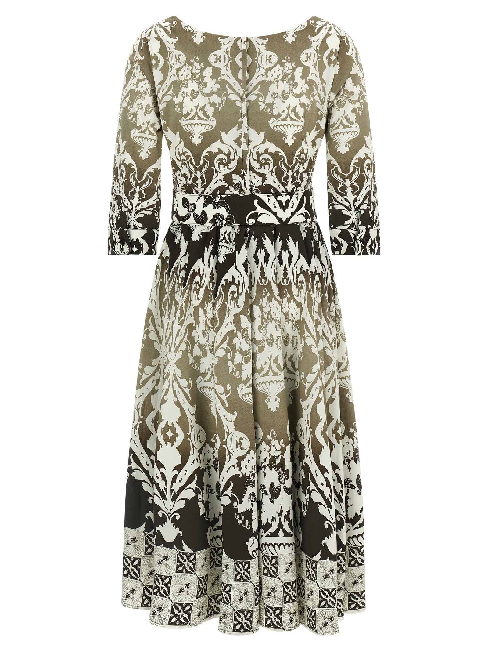 SAMANTHA SUNG Multicolor Cotton Midi Dress