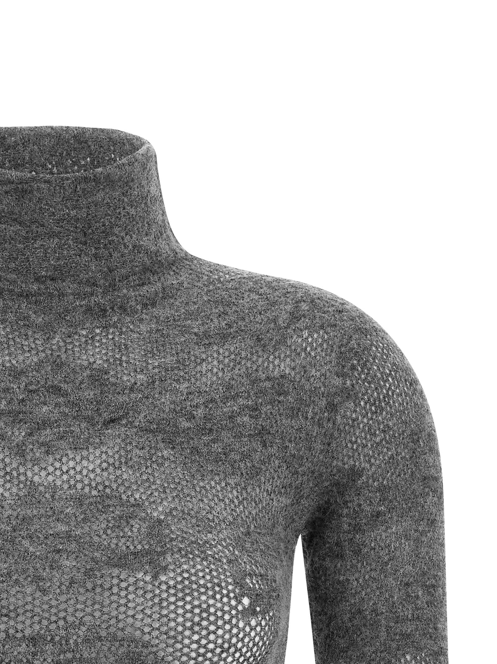Brunello Cucinelli Gray Silk Cardigan
