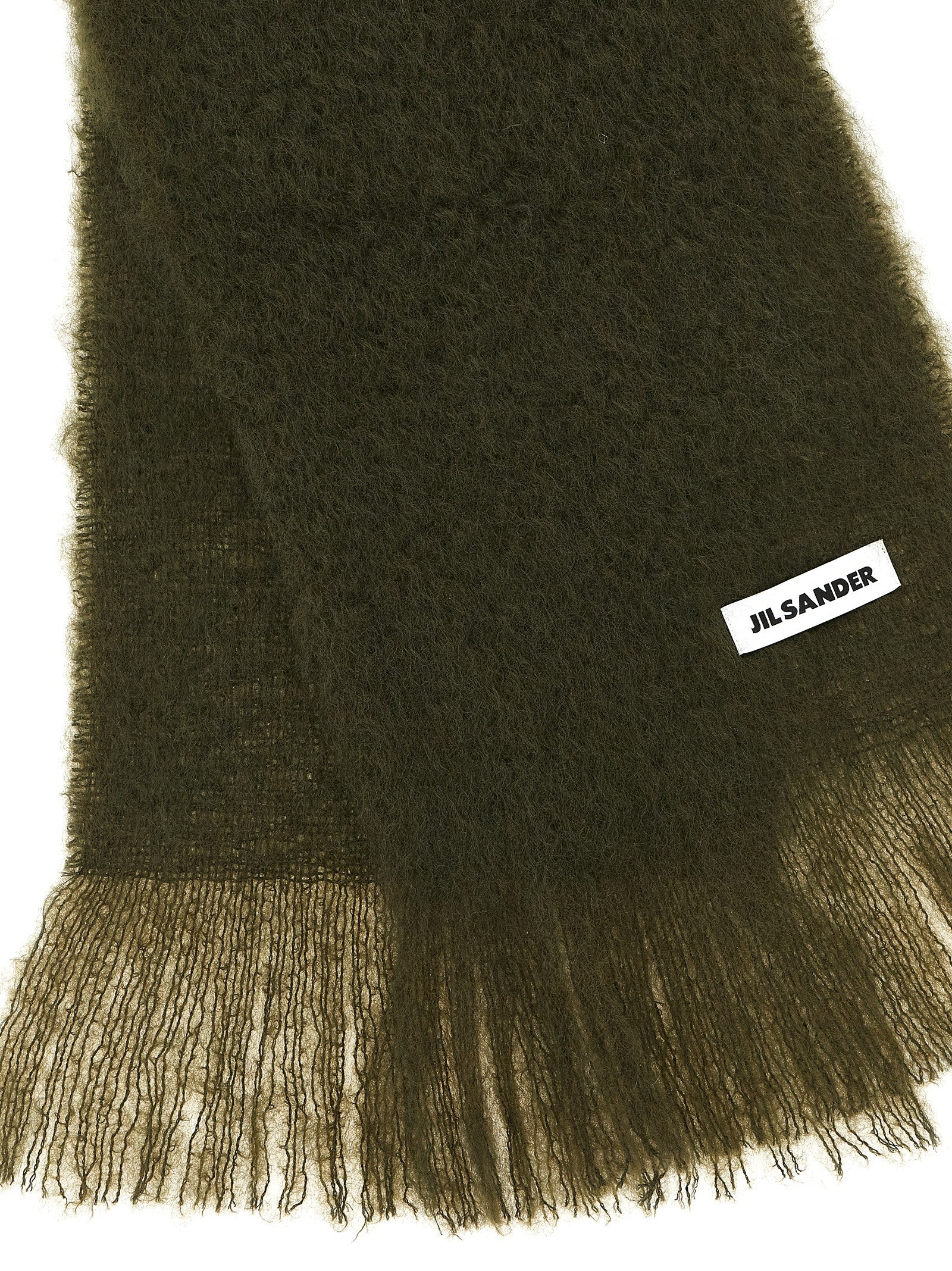 Jil Sander Bicolor Wool Scarf