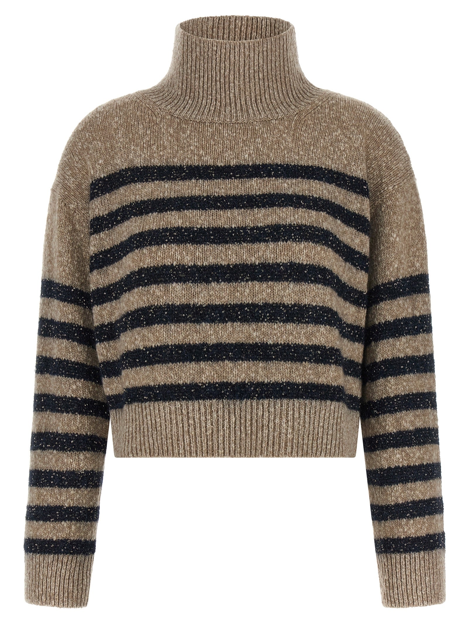 Brunello Cucinelli Multicolor Wool Cardigan