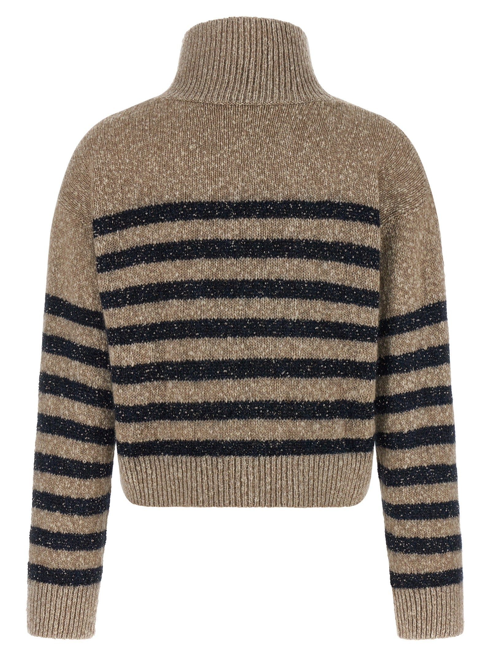 Brunello Cucinelli Multicolor Wool Cardigan