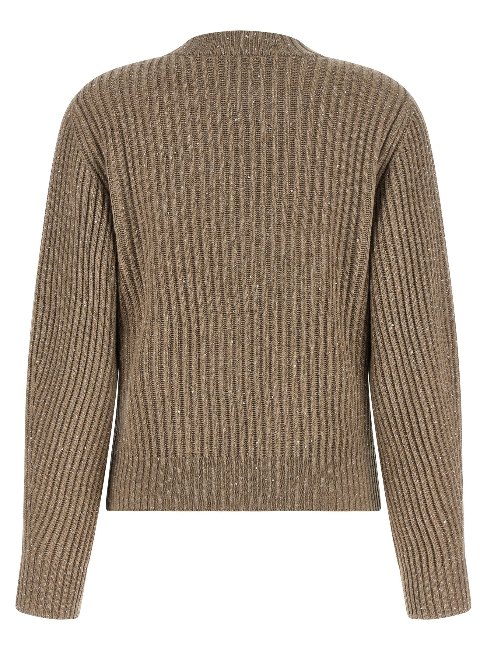 Brunello Cucinelli Beige Cashmere Cardigan