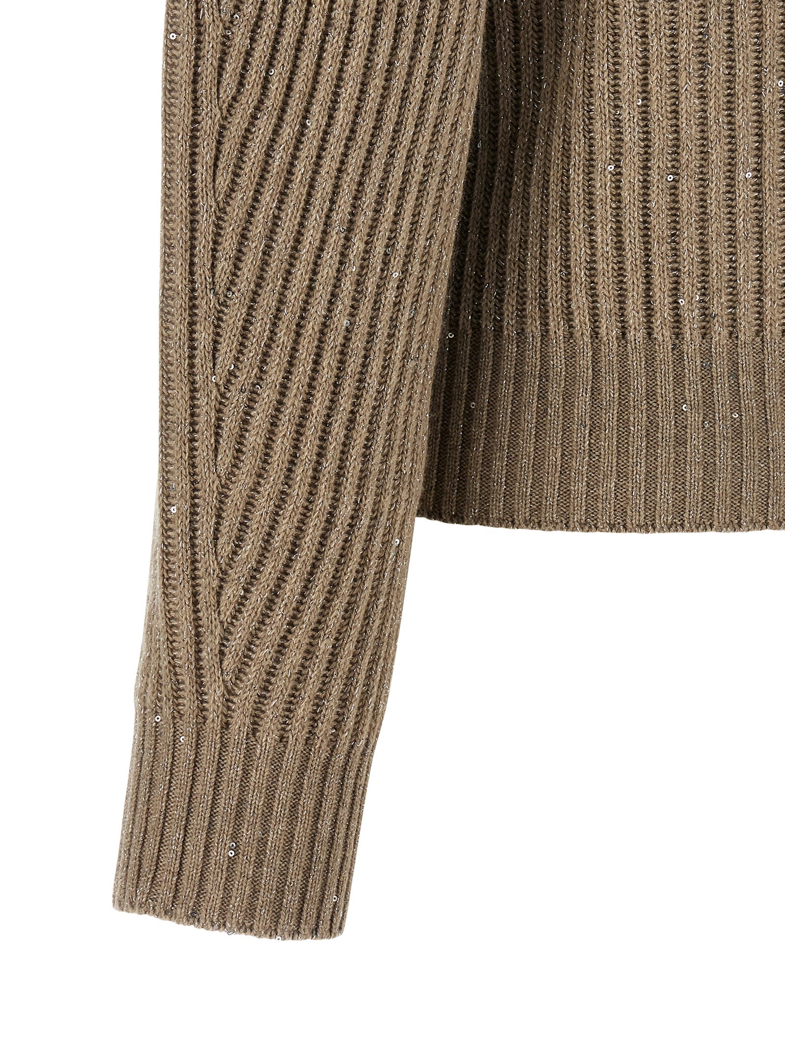 Brunello Cucinelli Beige Cashmere Cardigan