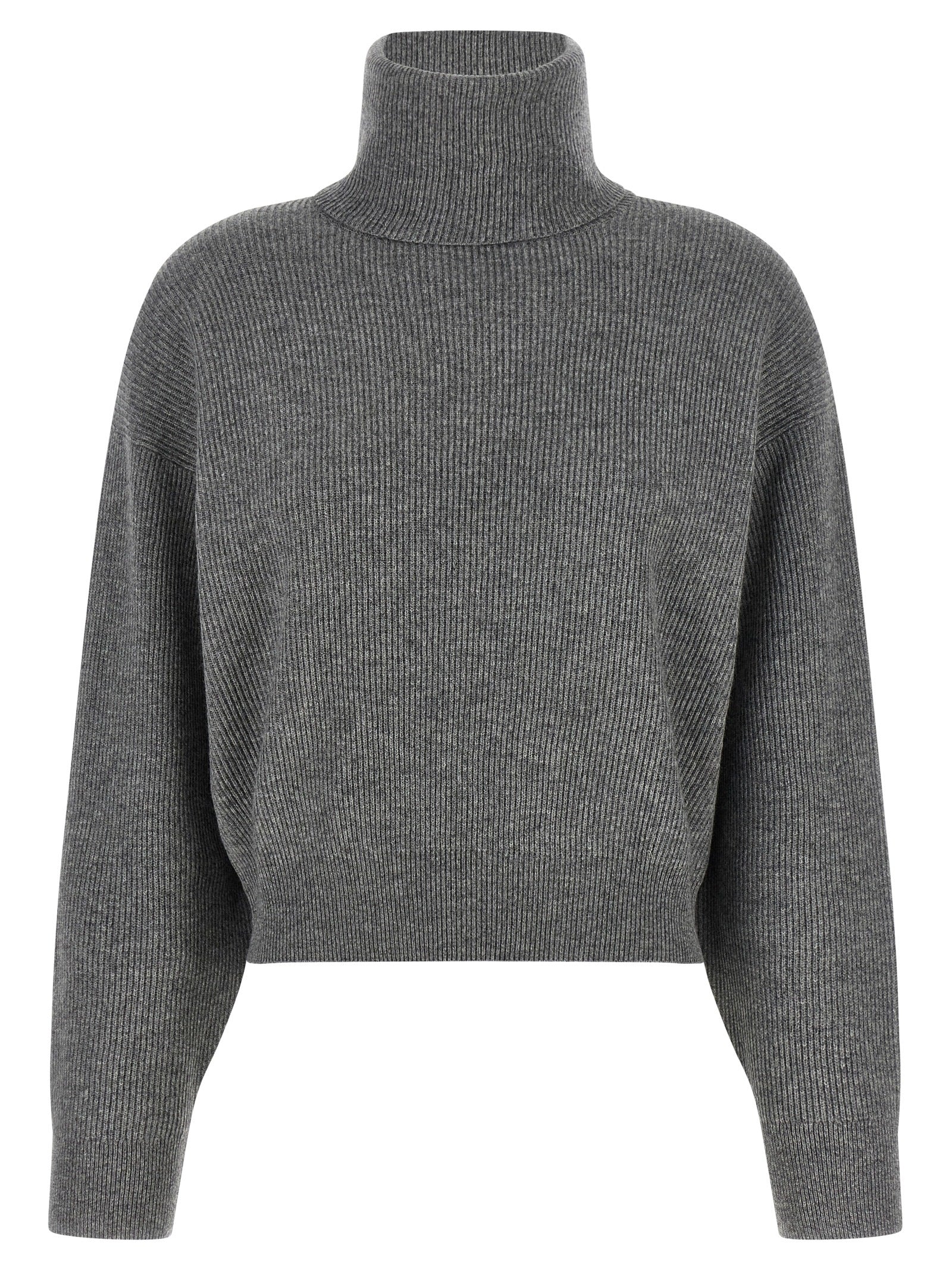 Brunello Cucinelli Gray Virgin Wool Cardigan