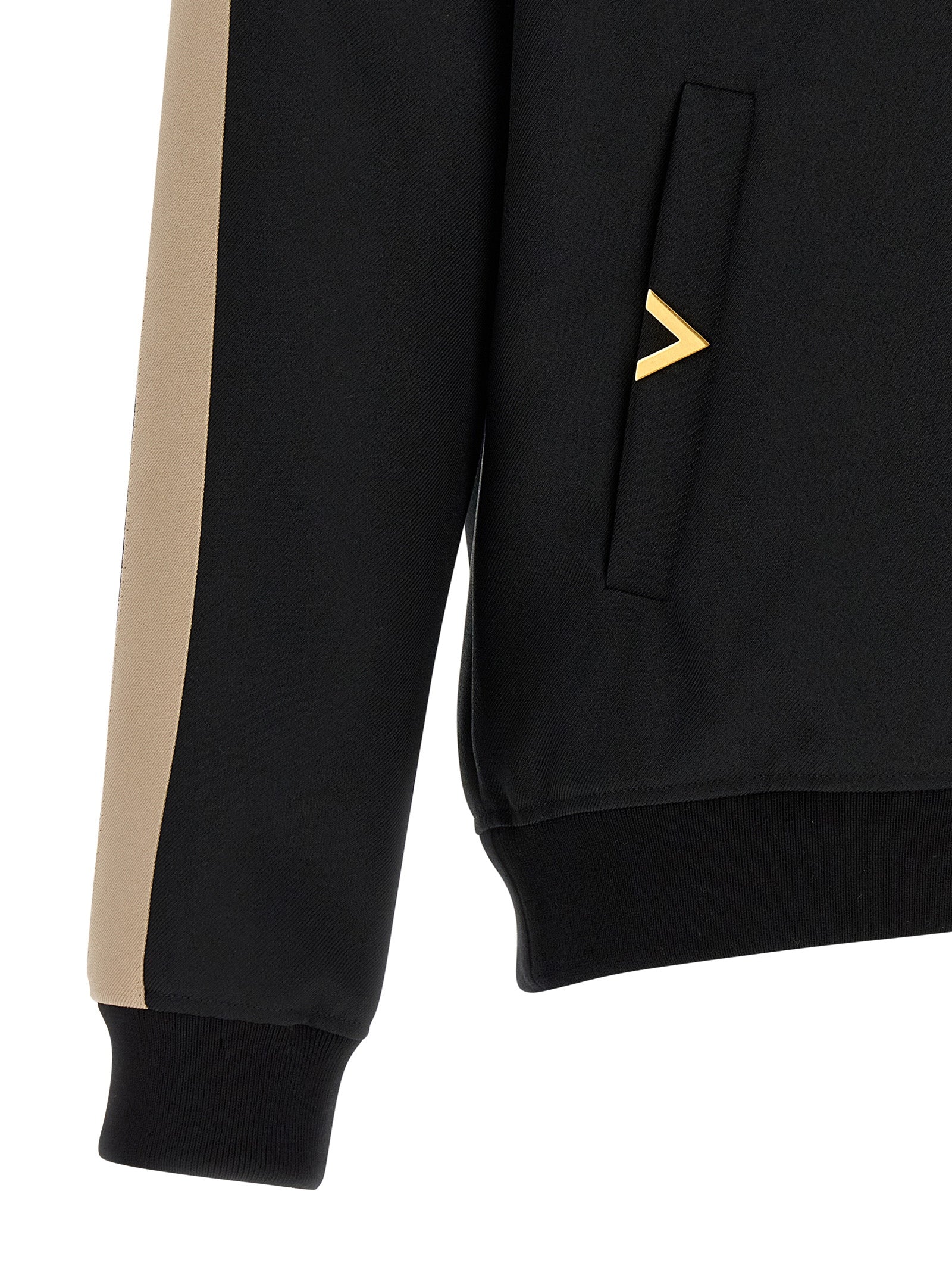 Valentino Garavani Black Polyester Sweatshirt