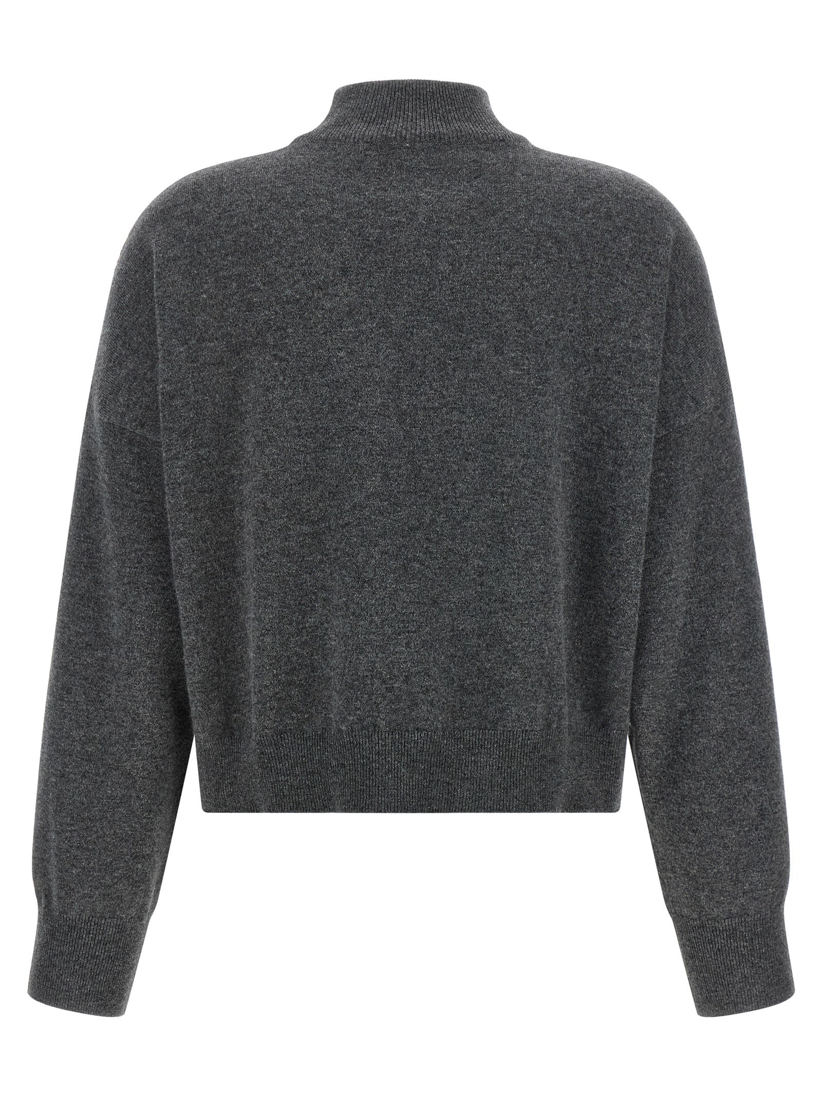 Brunello Cucinelli Gray Cashmere Cardigan