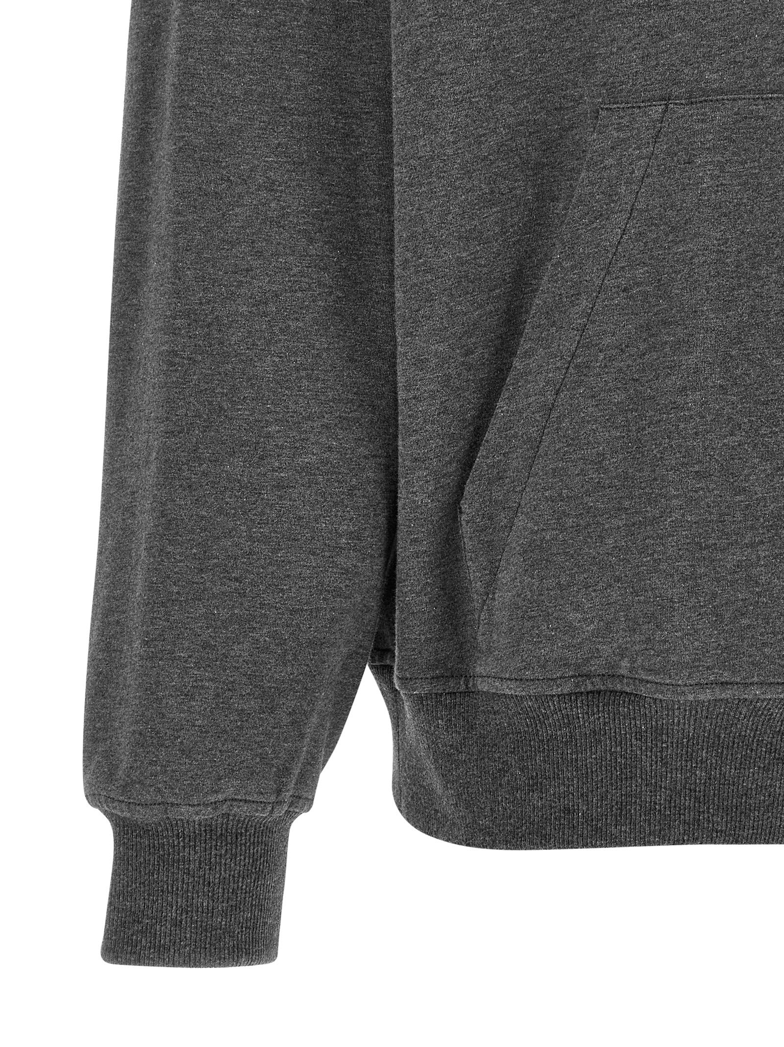 Brunello Cucinelli Gray Cotton Sweatshirt