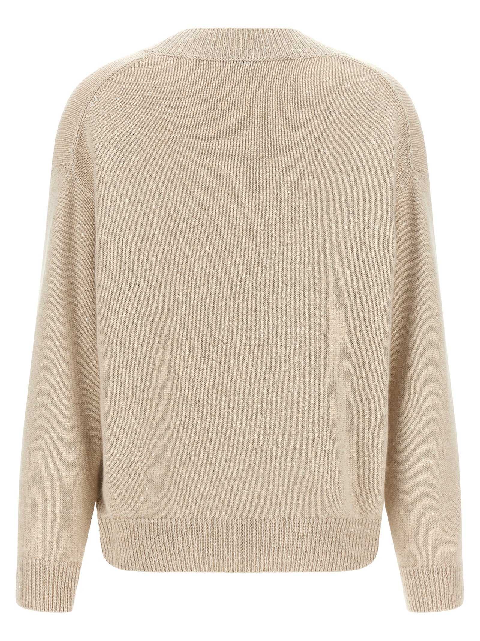 Brunello Cucinelli Beige Cashmere Cardigan
