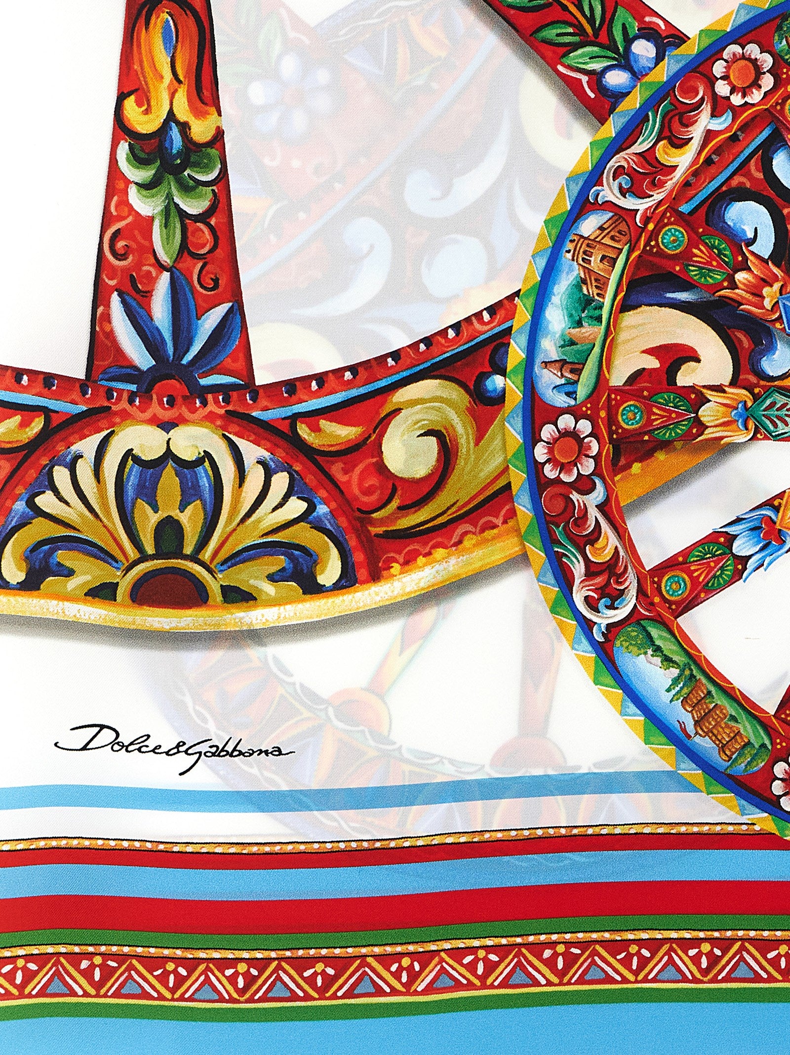 Dolce & Gabbana Multicolor Silk Foulard