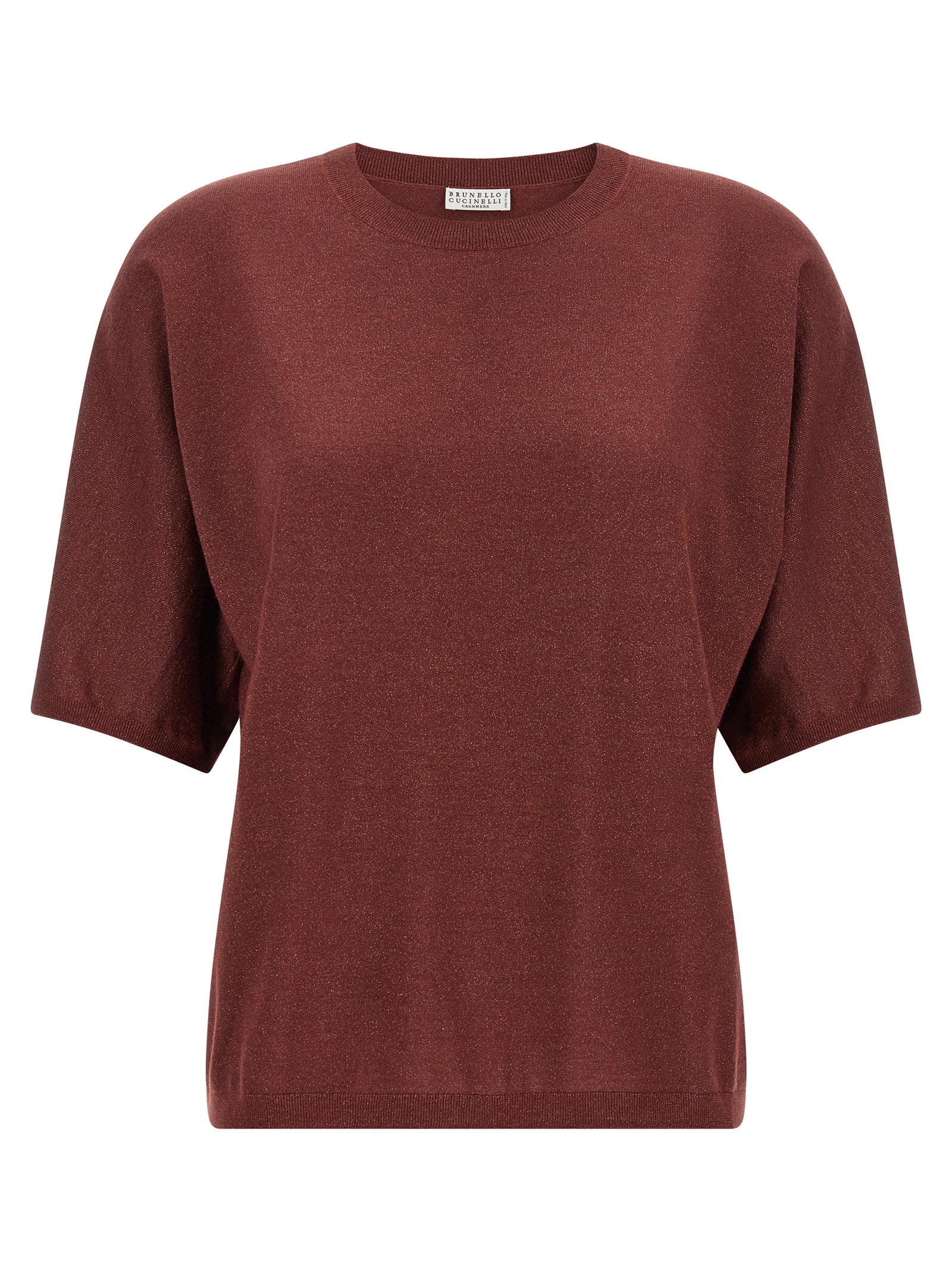Brunello Cucinelli Bordeaux Cashmere Cardigan