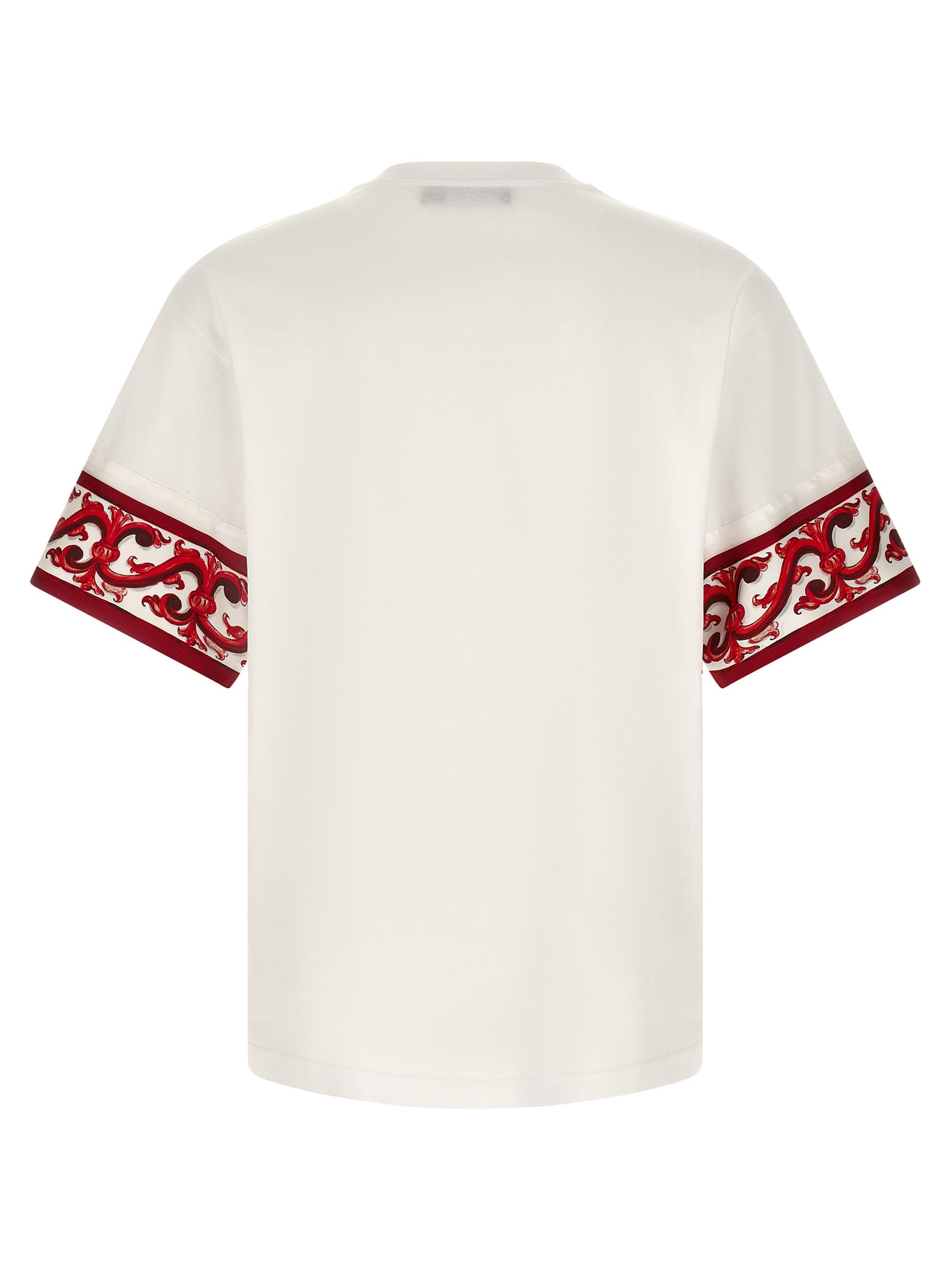 Dolce & Gabbana Red Cotton T-Shirt