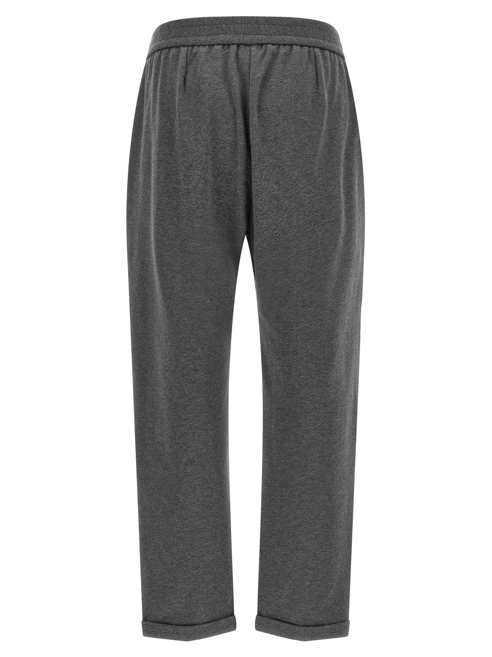 Brunello Cucinelli Gray Cotton Casual Pants