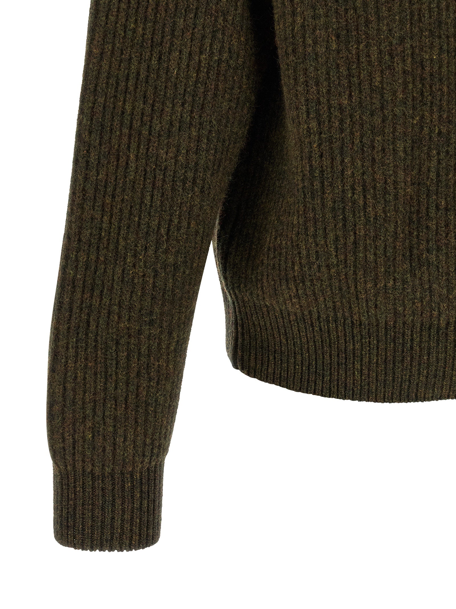 Jil Sander Bicolor Wool Cardigan