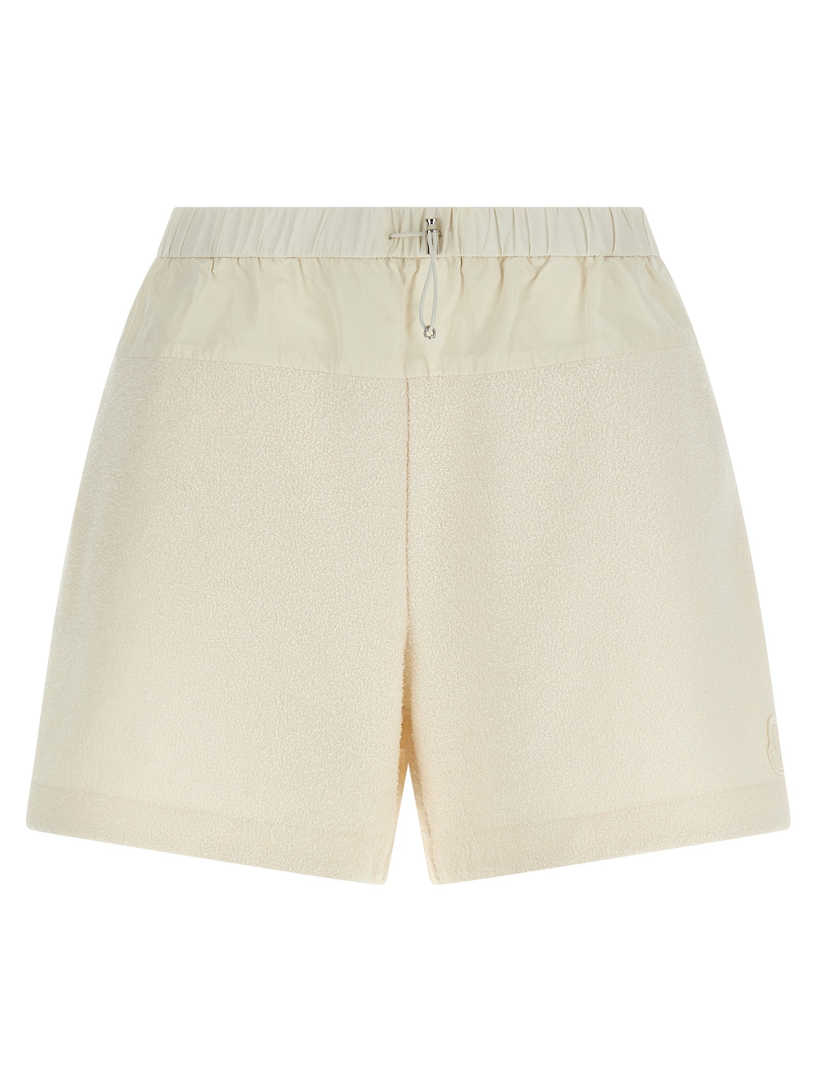 Moncler White Polyester Bermuda Shorts