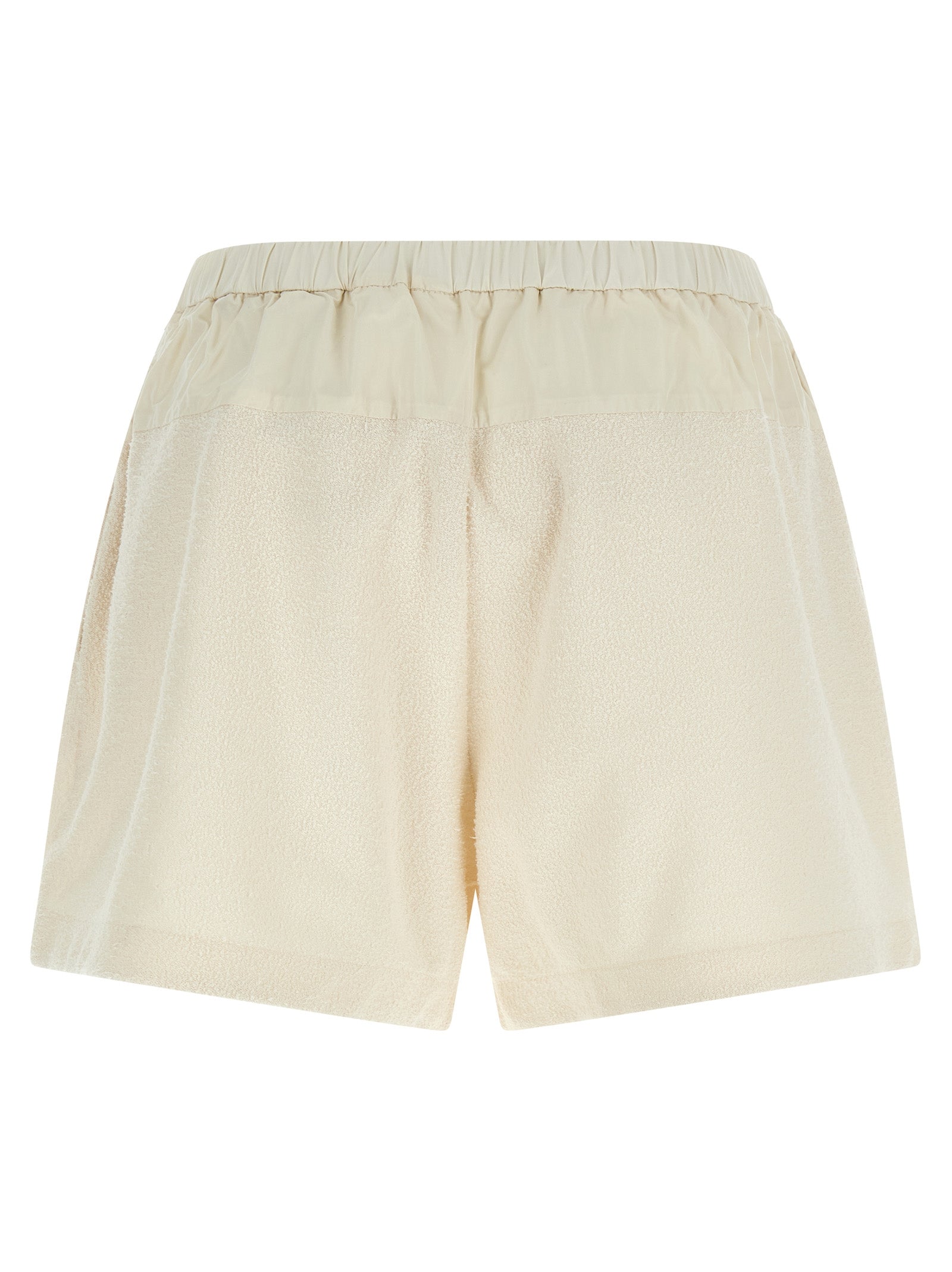 Moncler White Polyester Bermuda Shorts