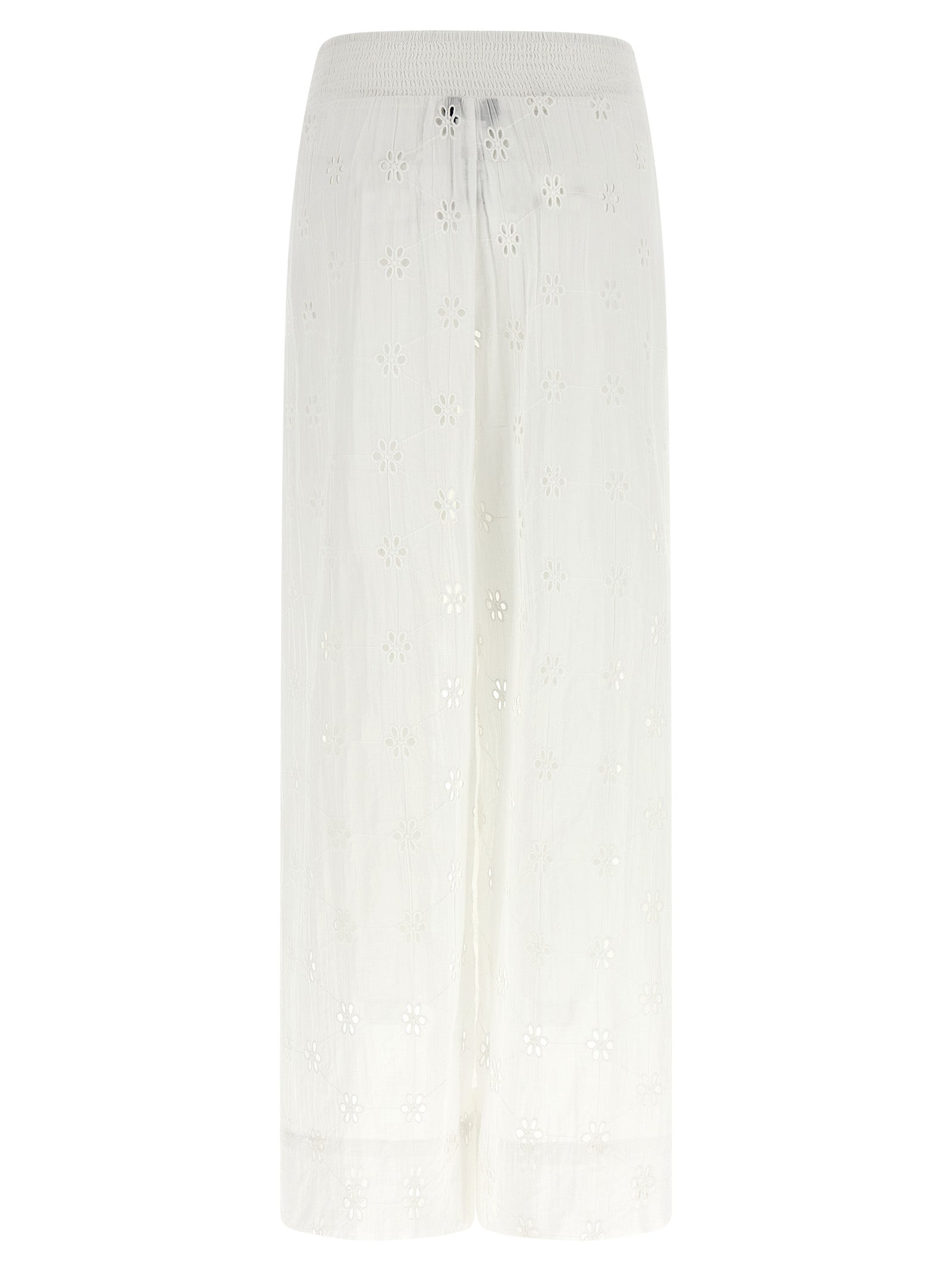 Polo Ralph Lauren White Cotton Casual Pants