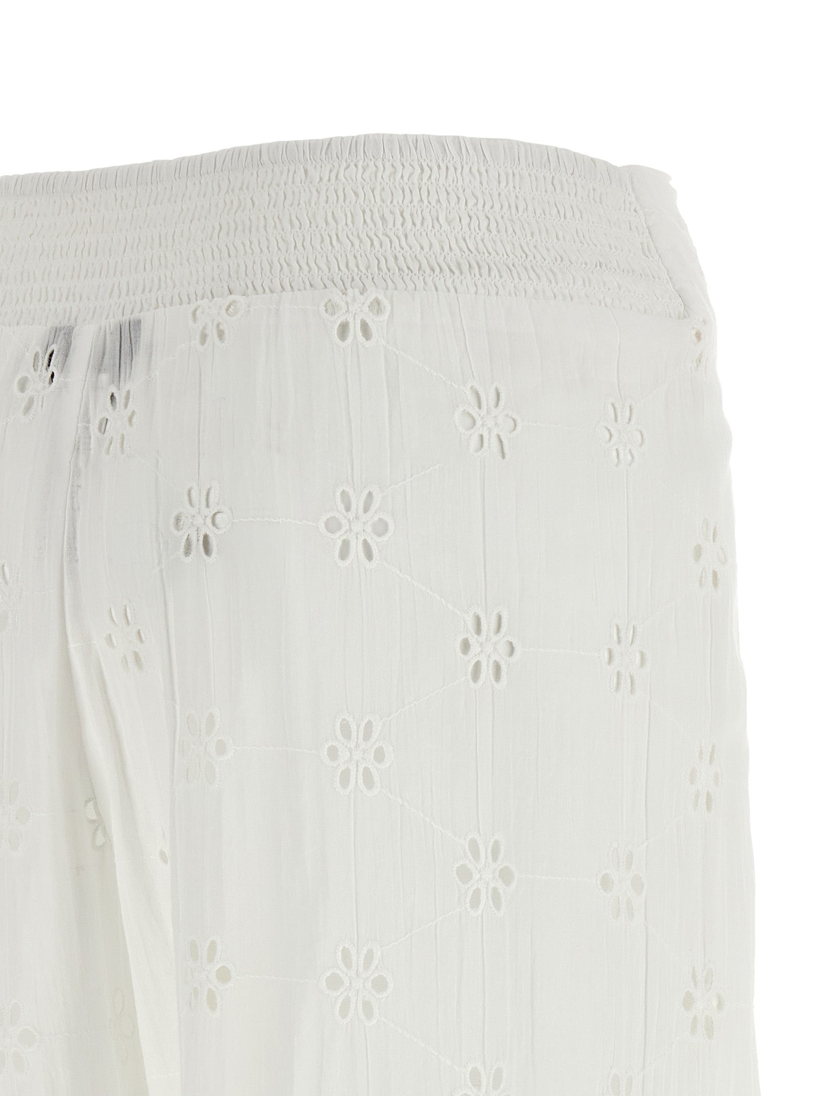 Polo Ralph Lauren White Cotton Casual Pants