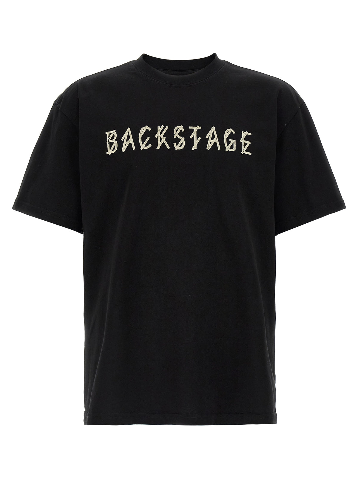 44 Label Group Black Cotton T-Shirt