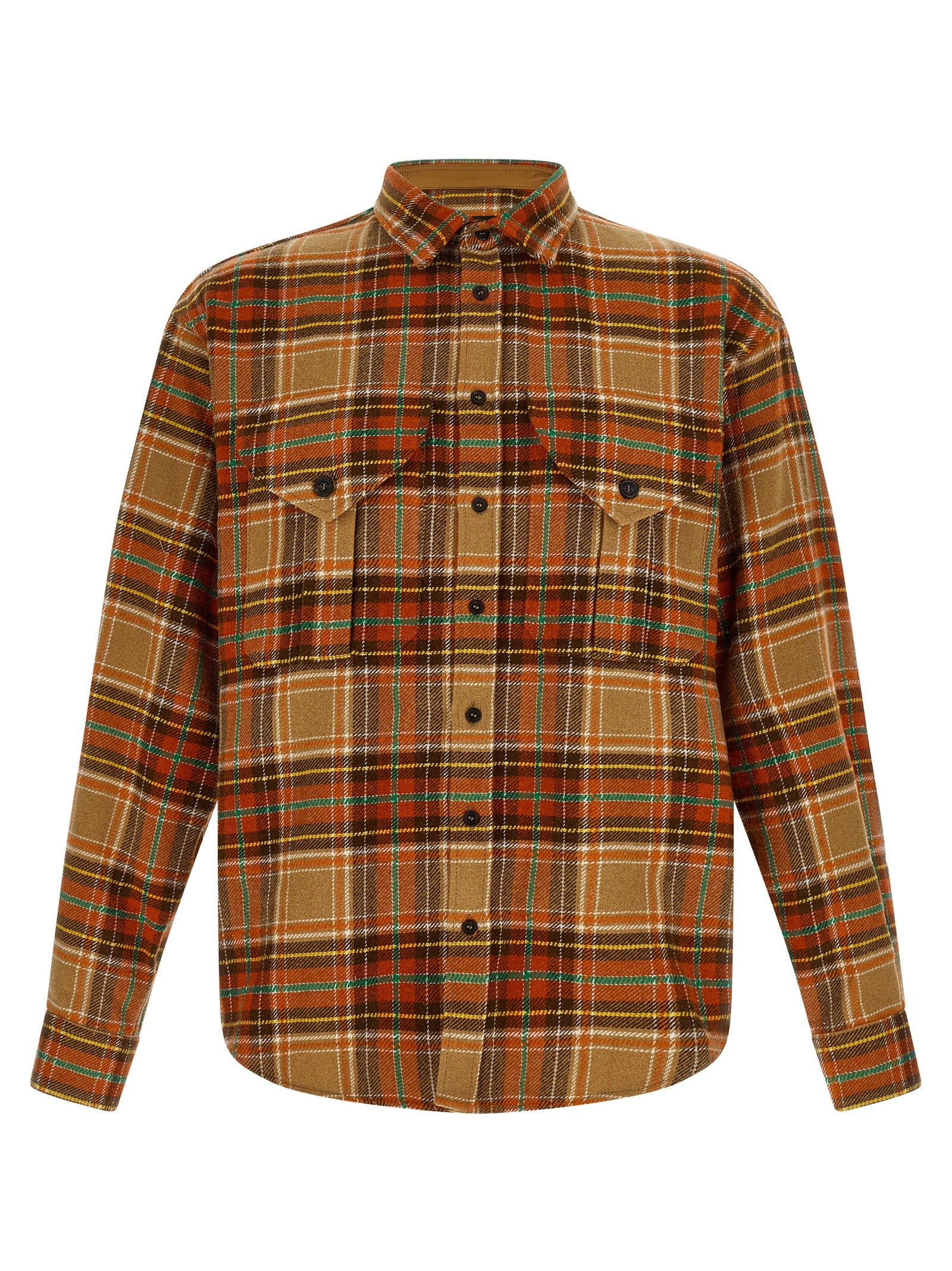 Dsquared² Orange Marabou Blouse