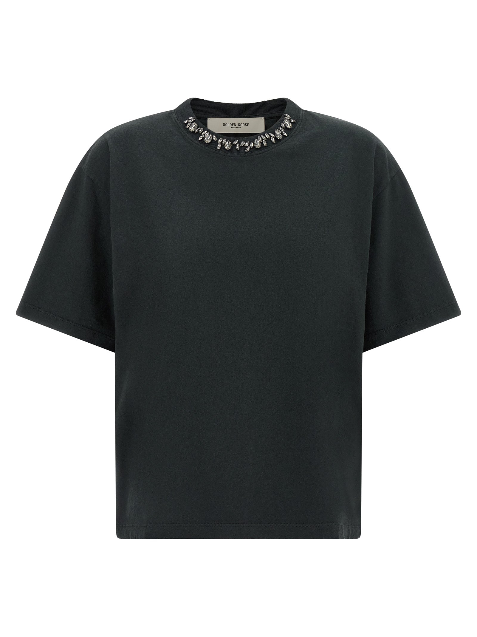 Golden Goose Black Cotton T-Shirt
